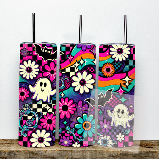 Retro Halloween Tumbler