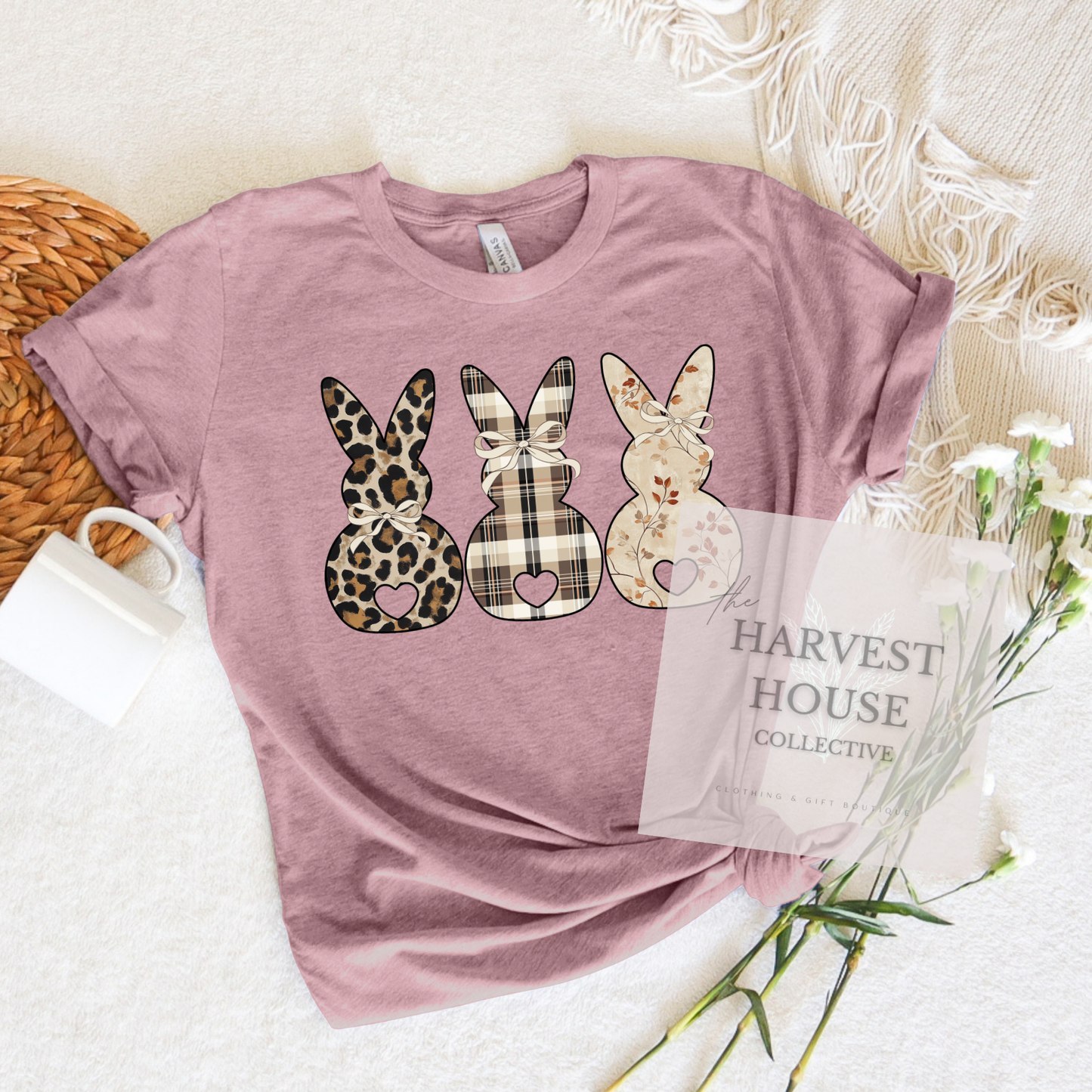 Neutral Bunnies Tee