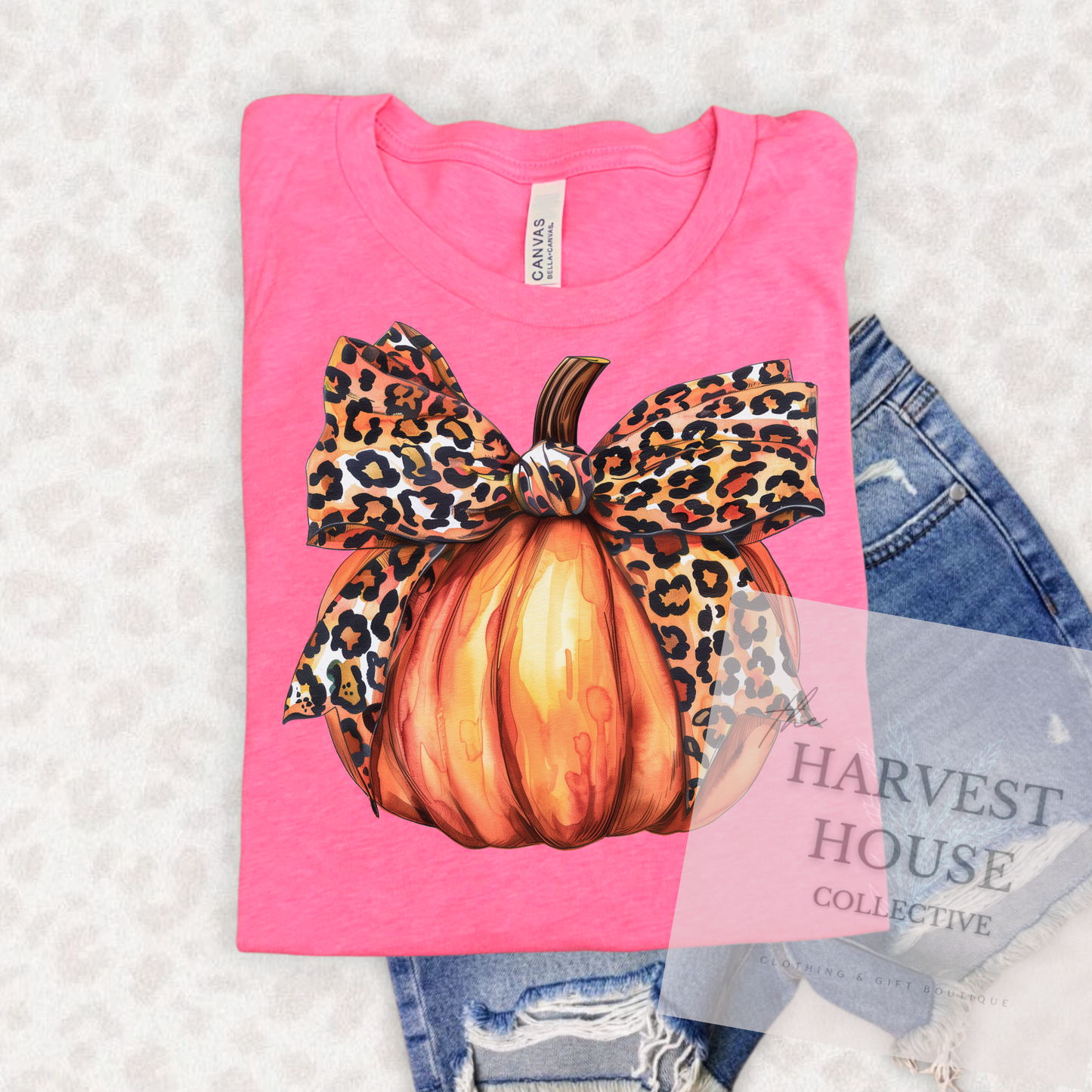 Leopard Pumpkin Tee