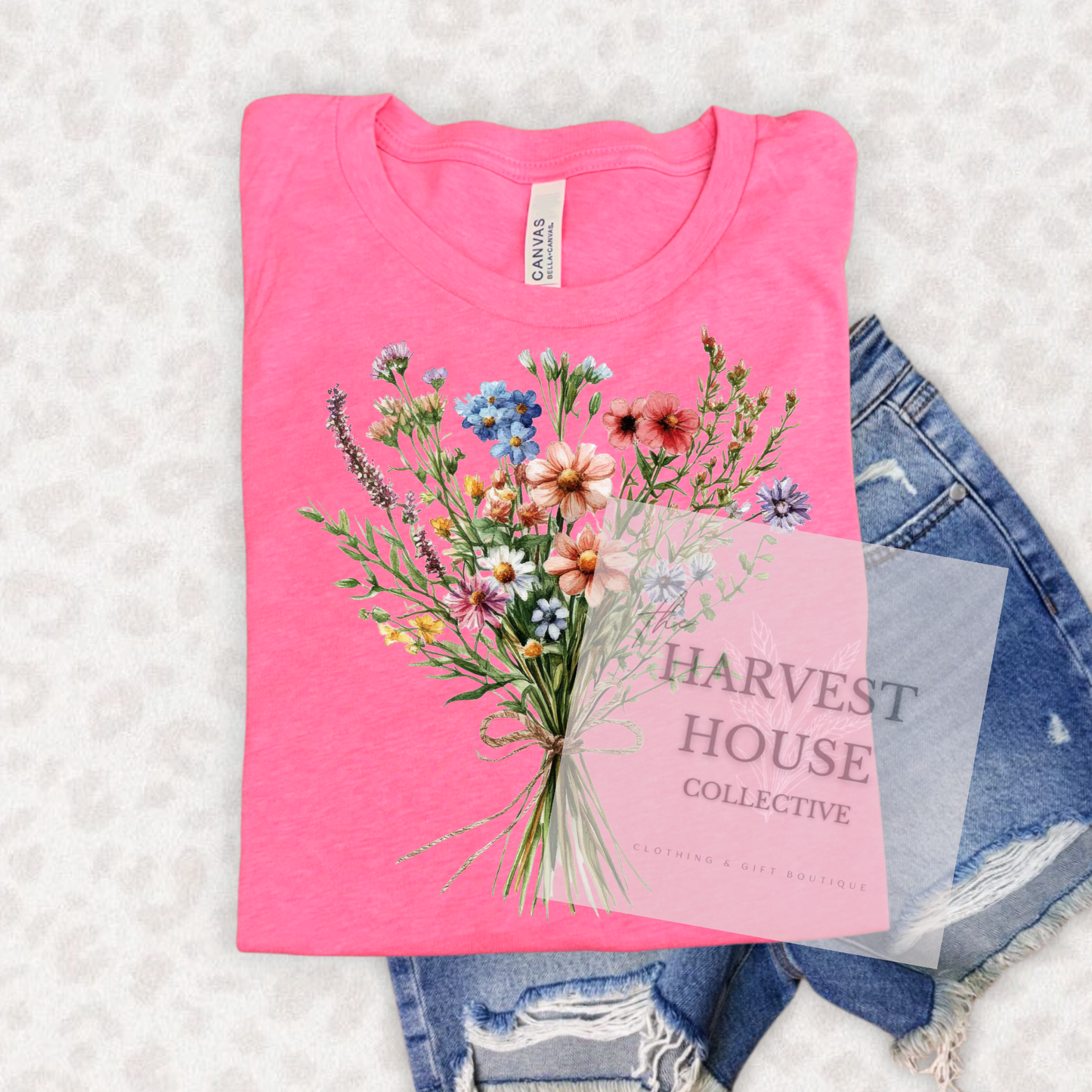 Floral Bouquet Bella Canvas Tee