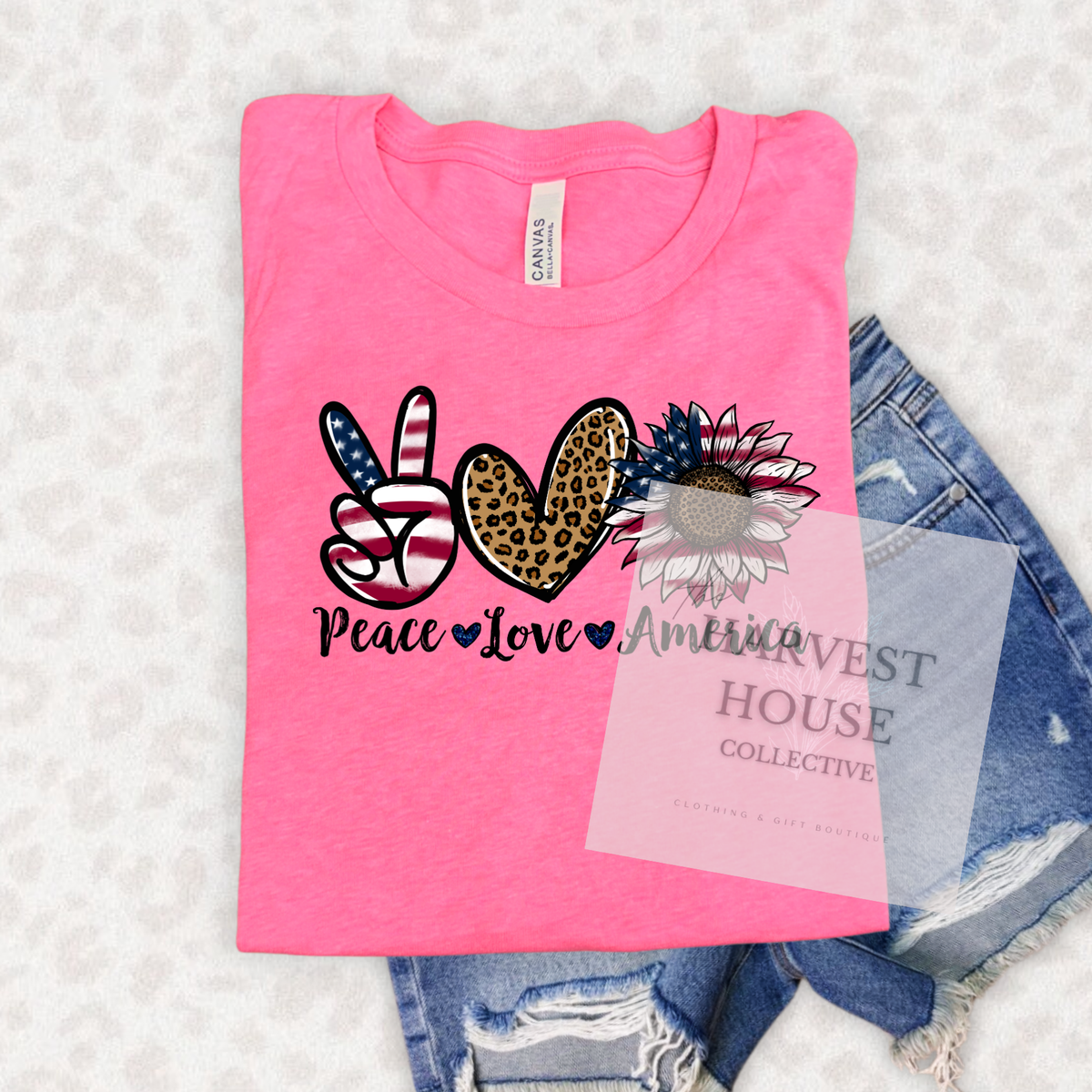 Peace Love America Shirt