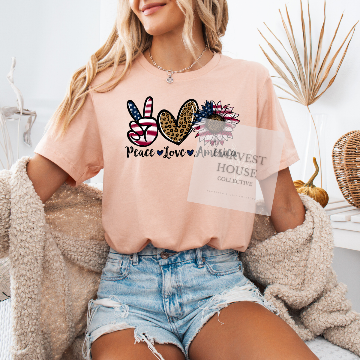 Peace Love America Shirt