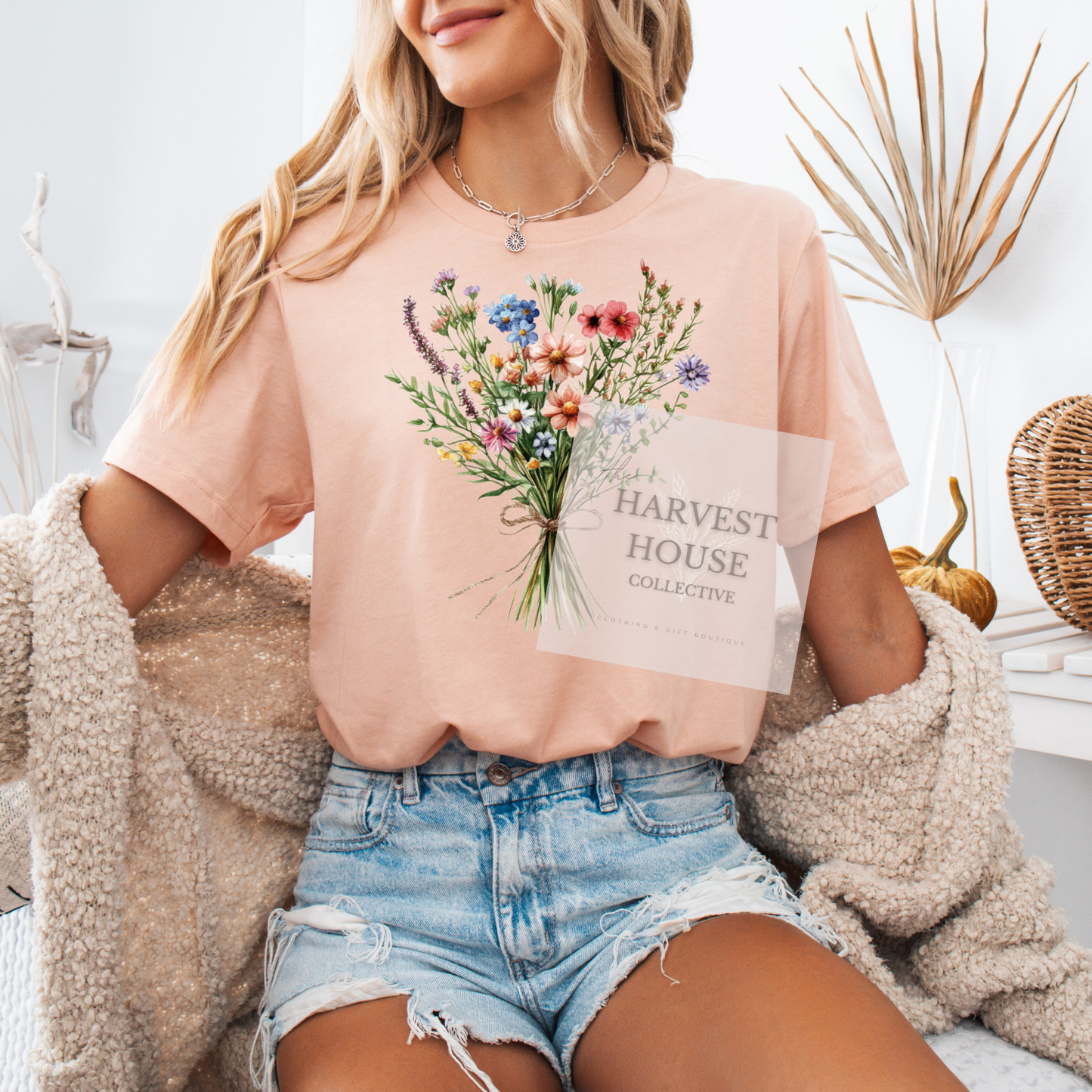 Floral Bouquet Bella Canvas Tee