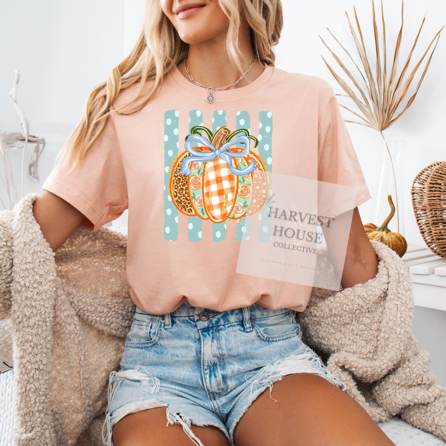 Polka Dot Pumpkin Tee