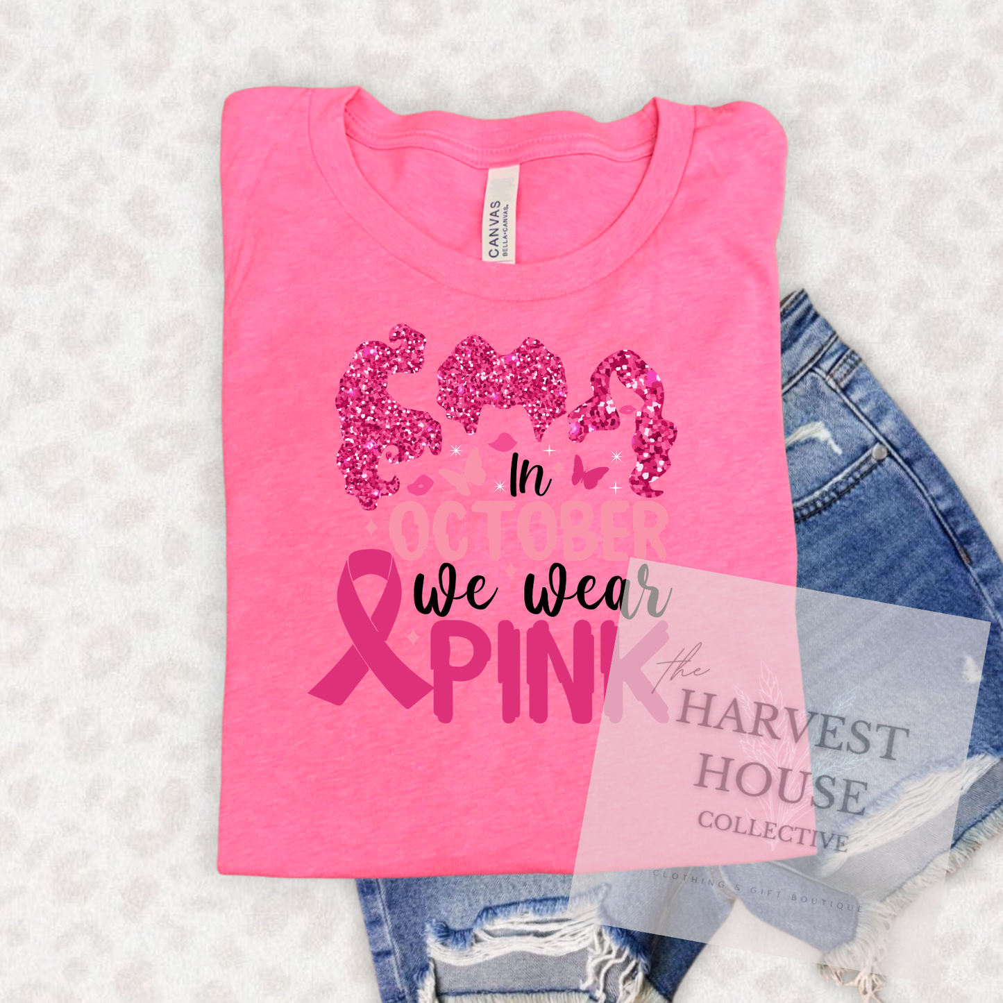 We Wear Pink Bella Canvas Tee