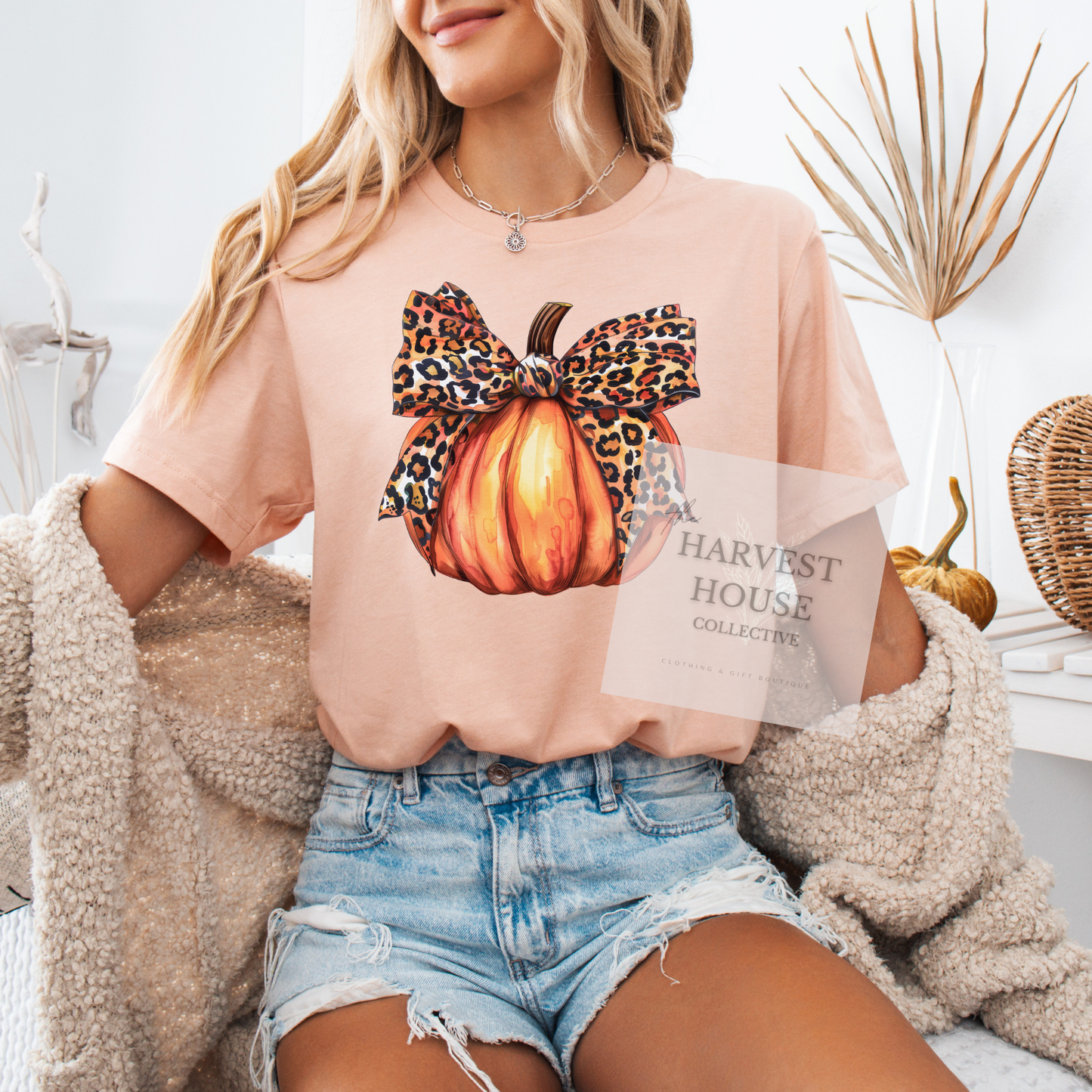 Leopard Pumpkin Tee