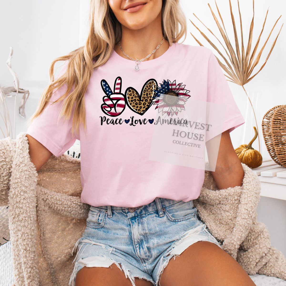 Peace Love America Shirt