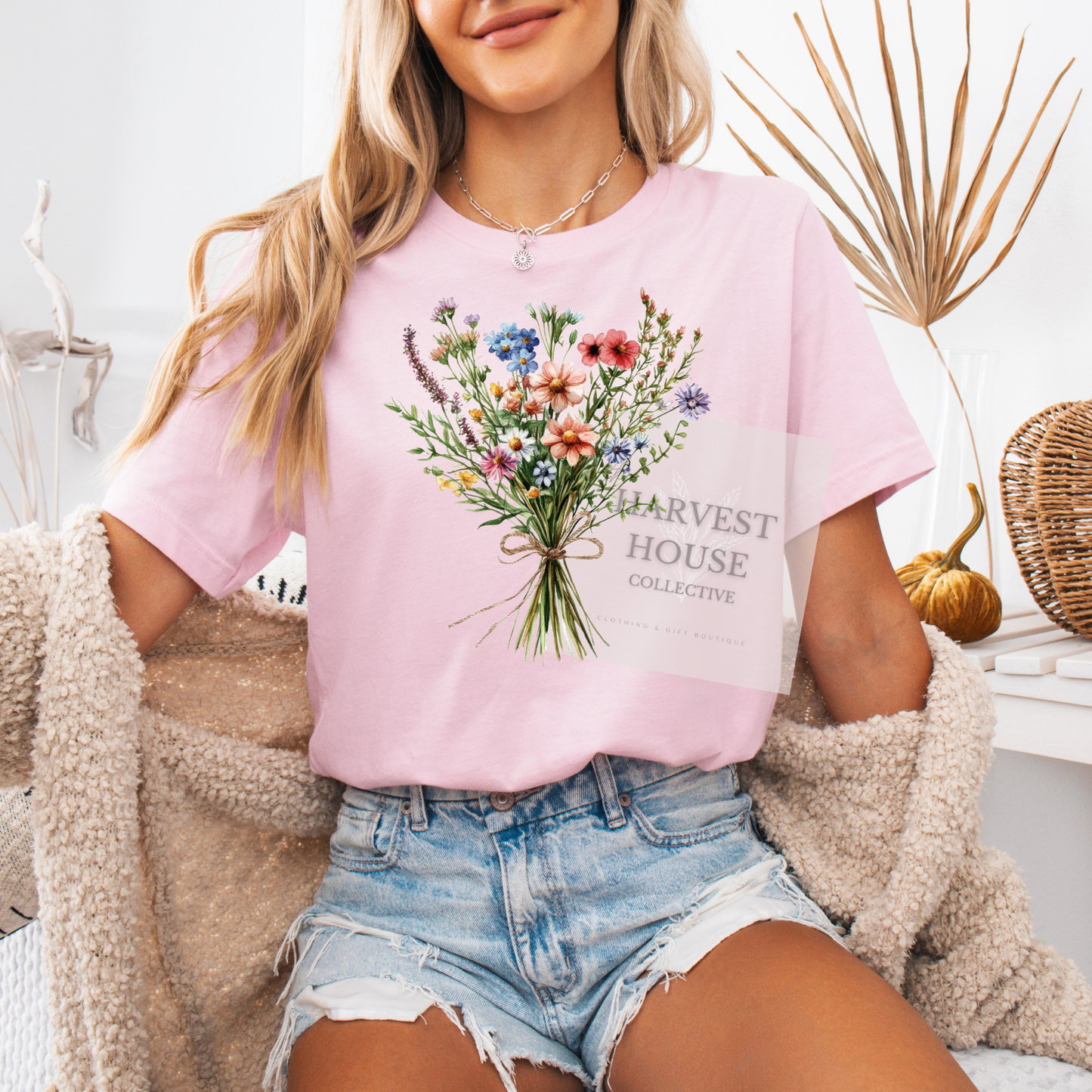 Floral Bouquet Bella Canvas Tee