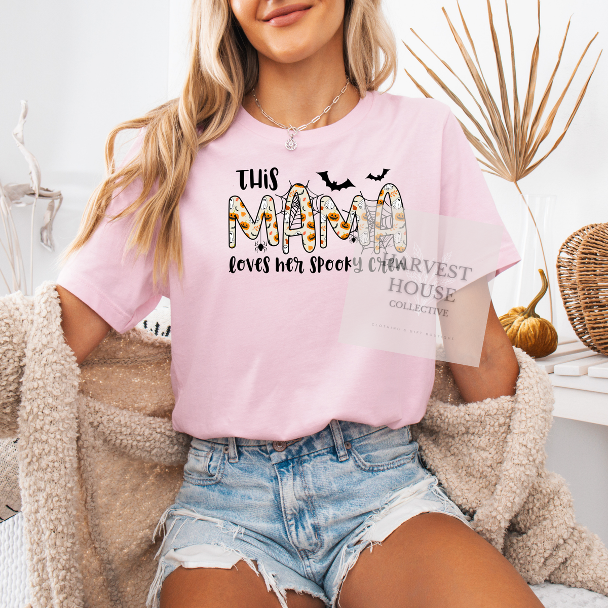 This Mama Loves Her Spooky Crew Tee