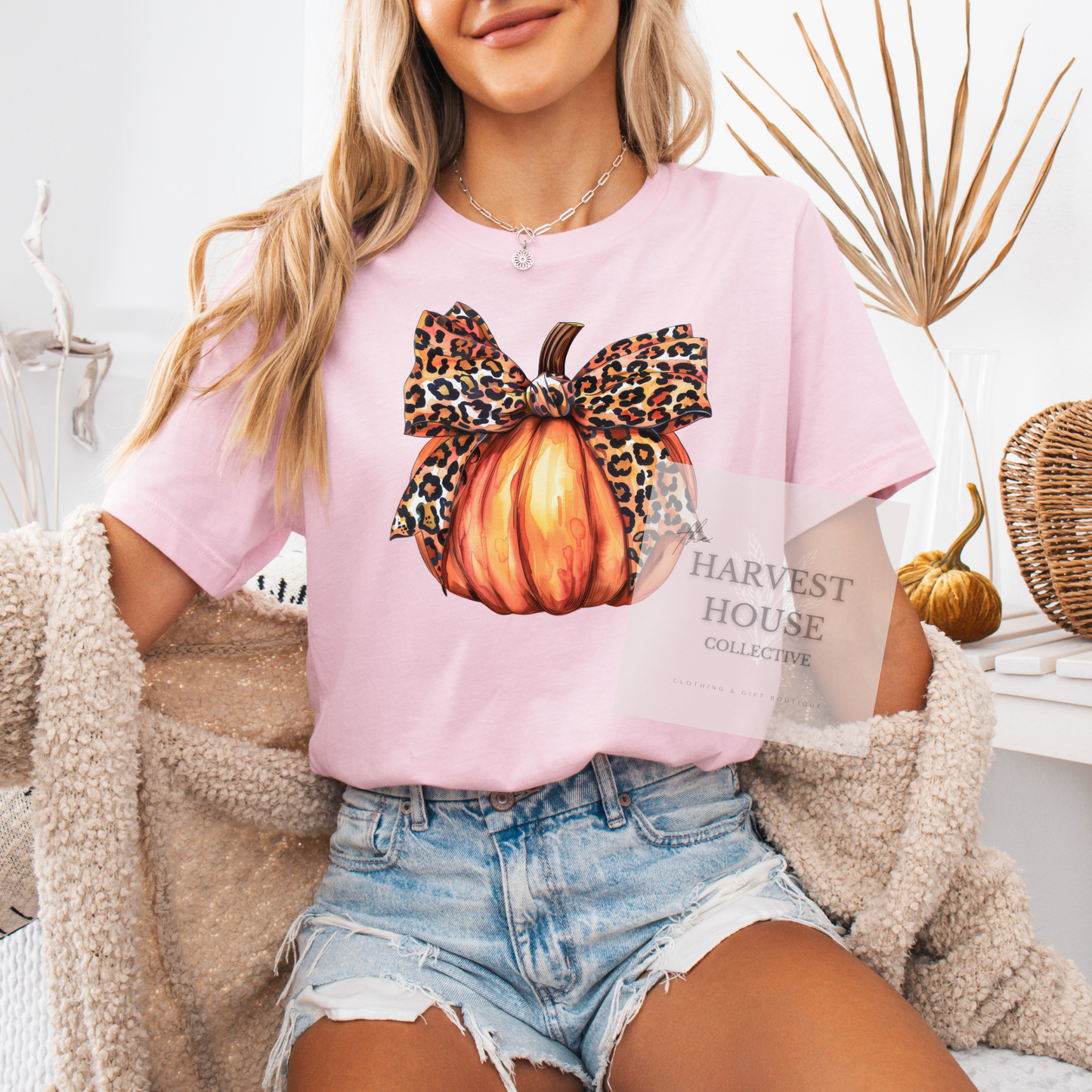 Leopard Pumpkin Tee