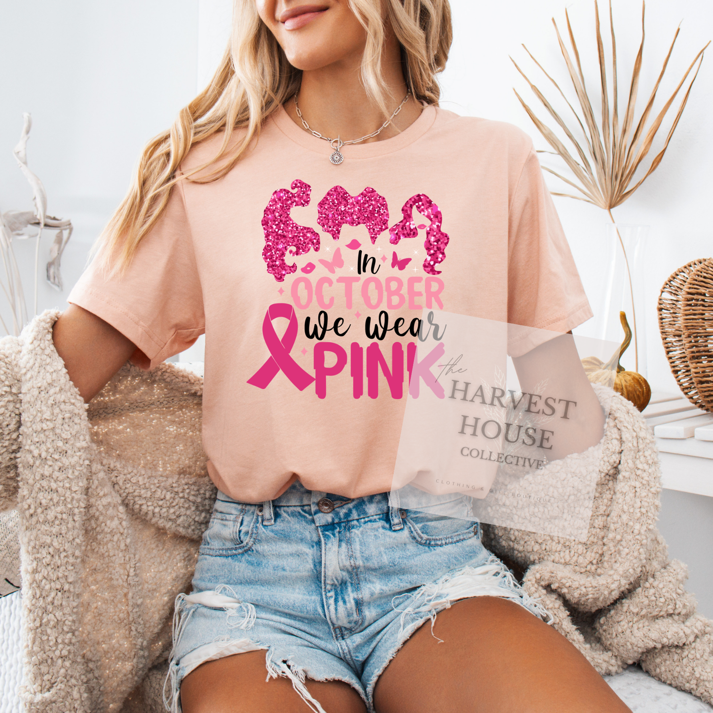 We Wear Pink Bella Canvas Tee