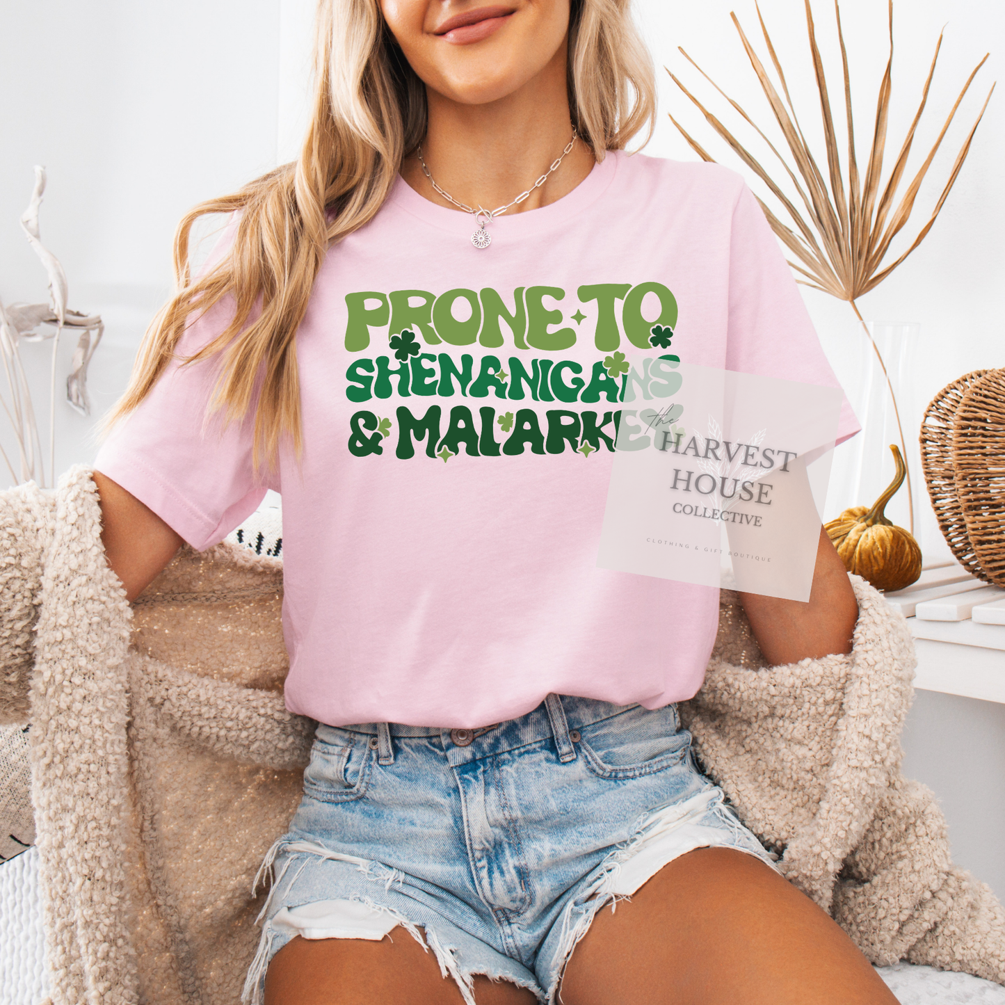 Prone To Shenanigans And Malarky Bella Canvas Tee