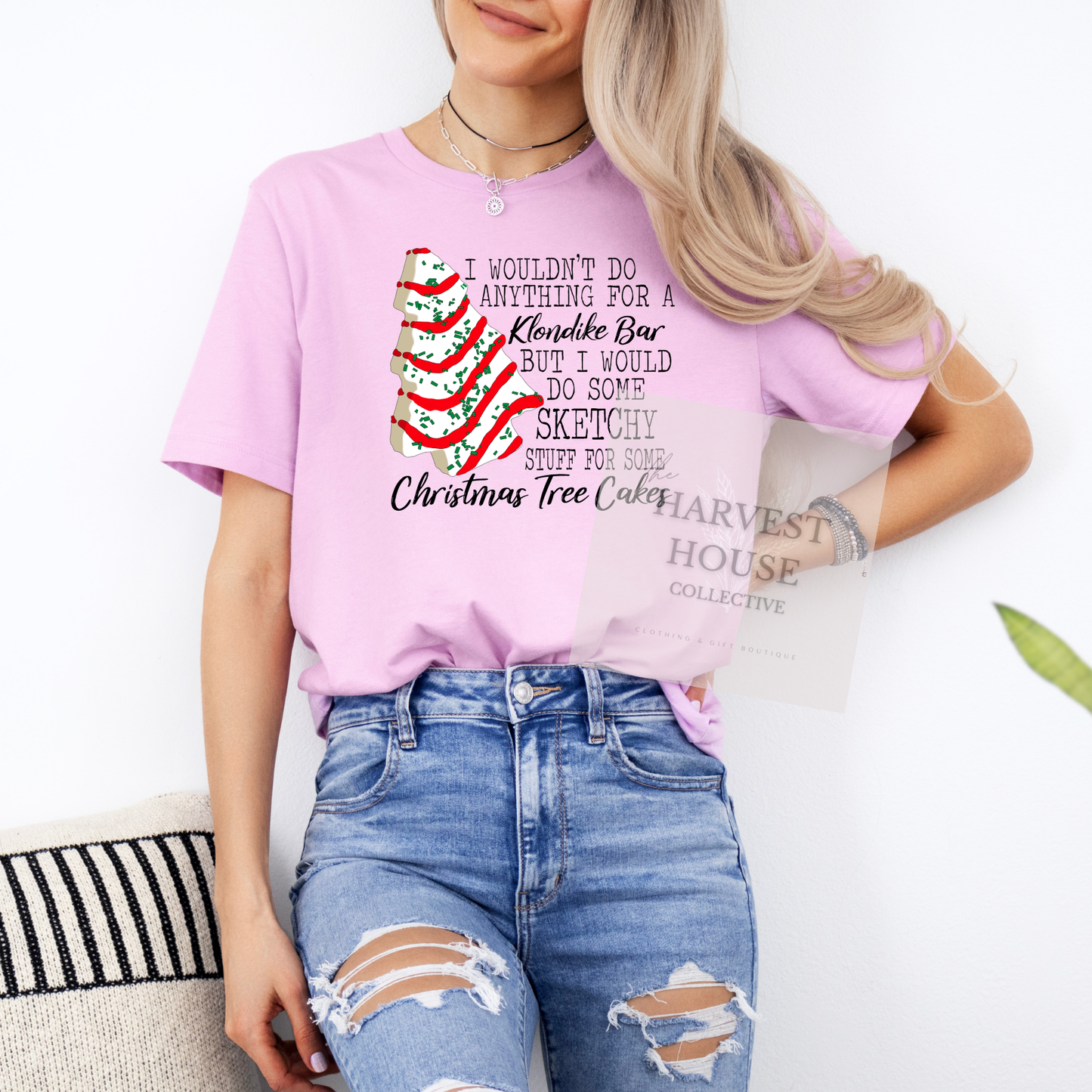 Christmas Tree Cake Bella Canvas Tee