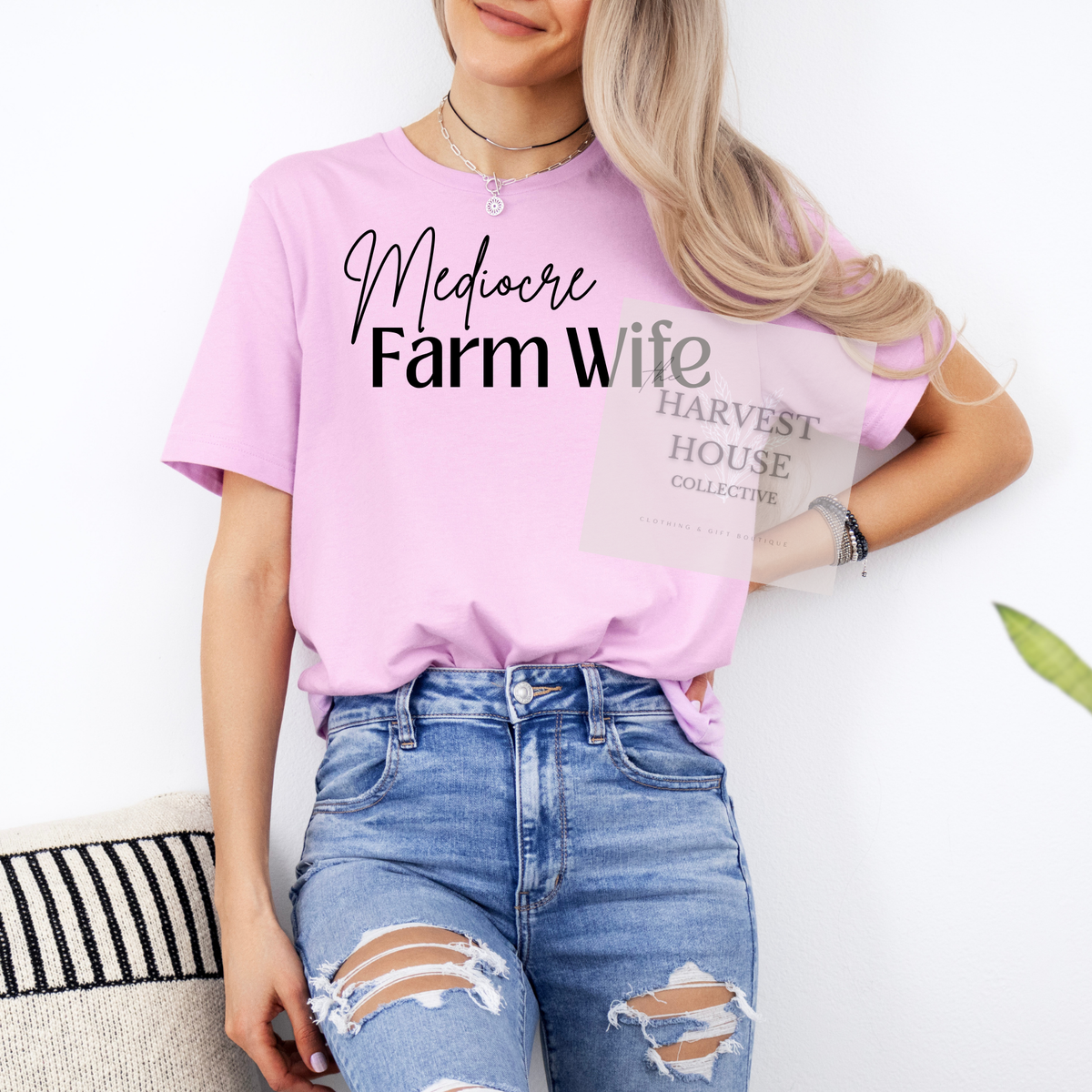 Mediocre Farm Wife Tee