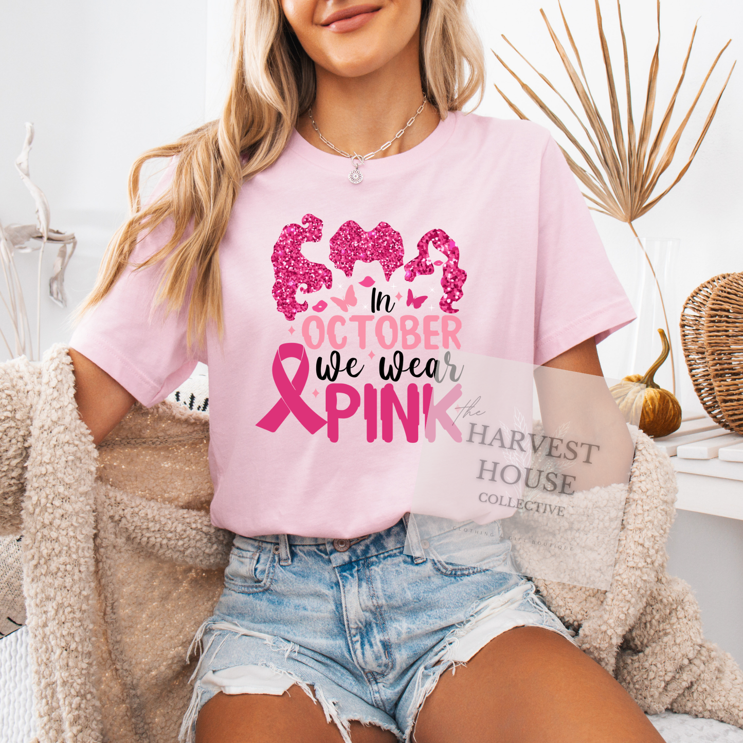 We Wear Pink Bella Canvas Tee