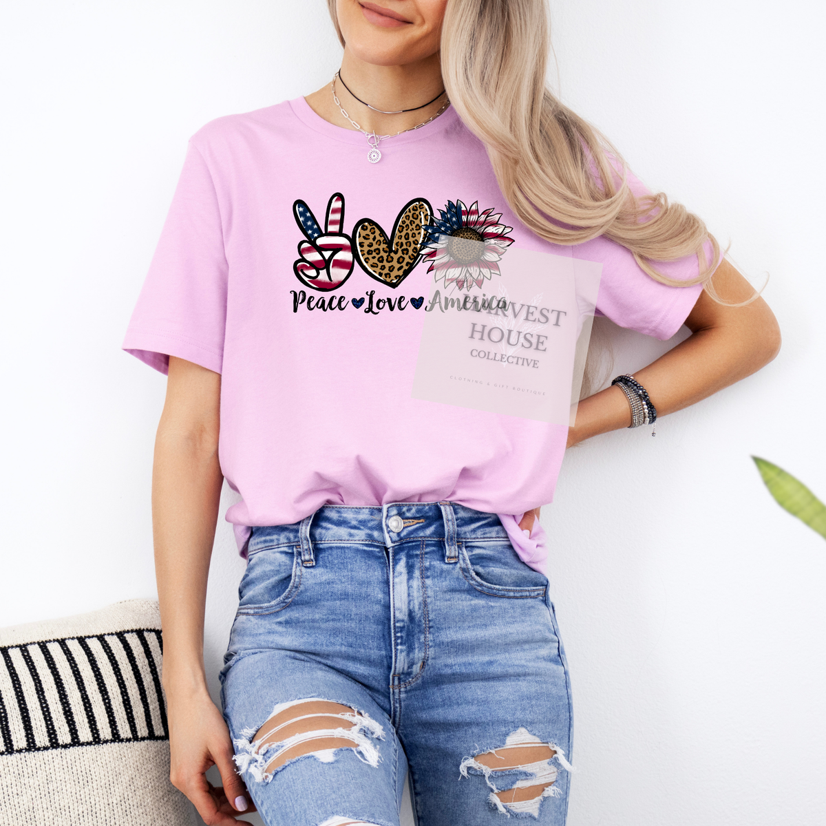 Peace Love America Shirt