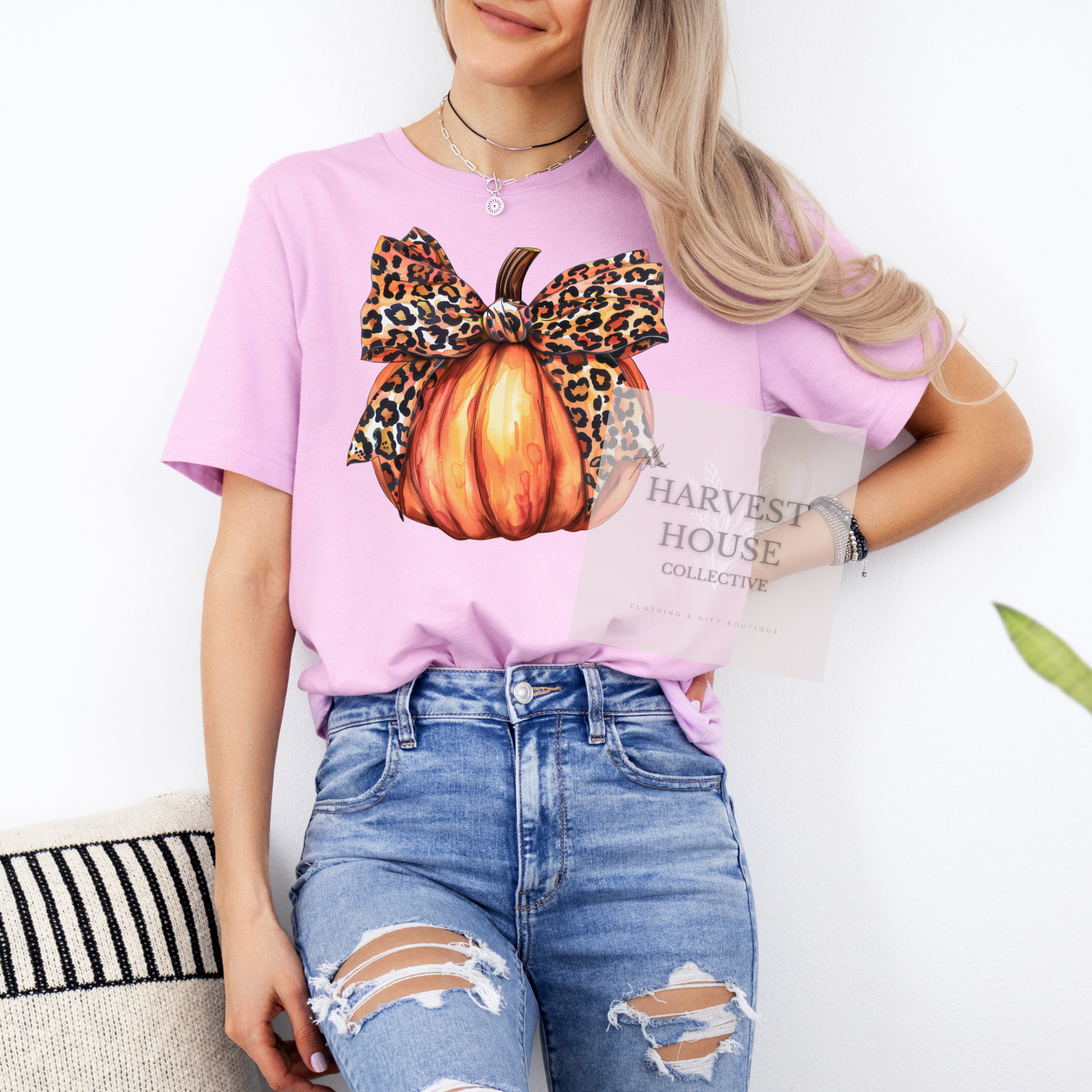 Leopard Pumpkin Tee