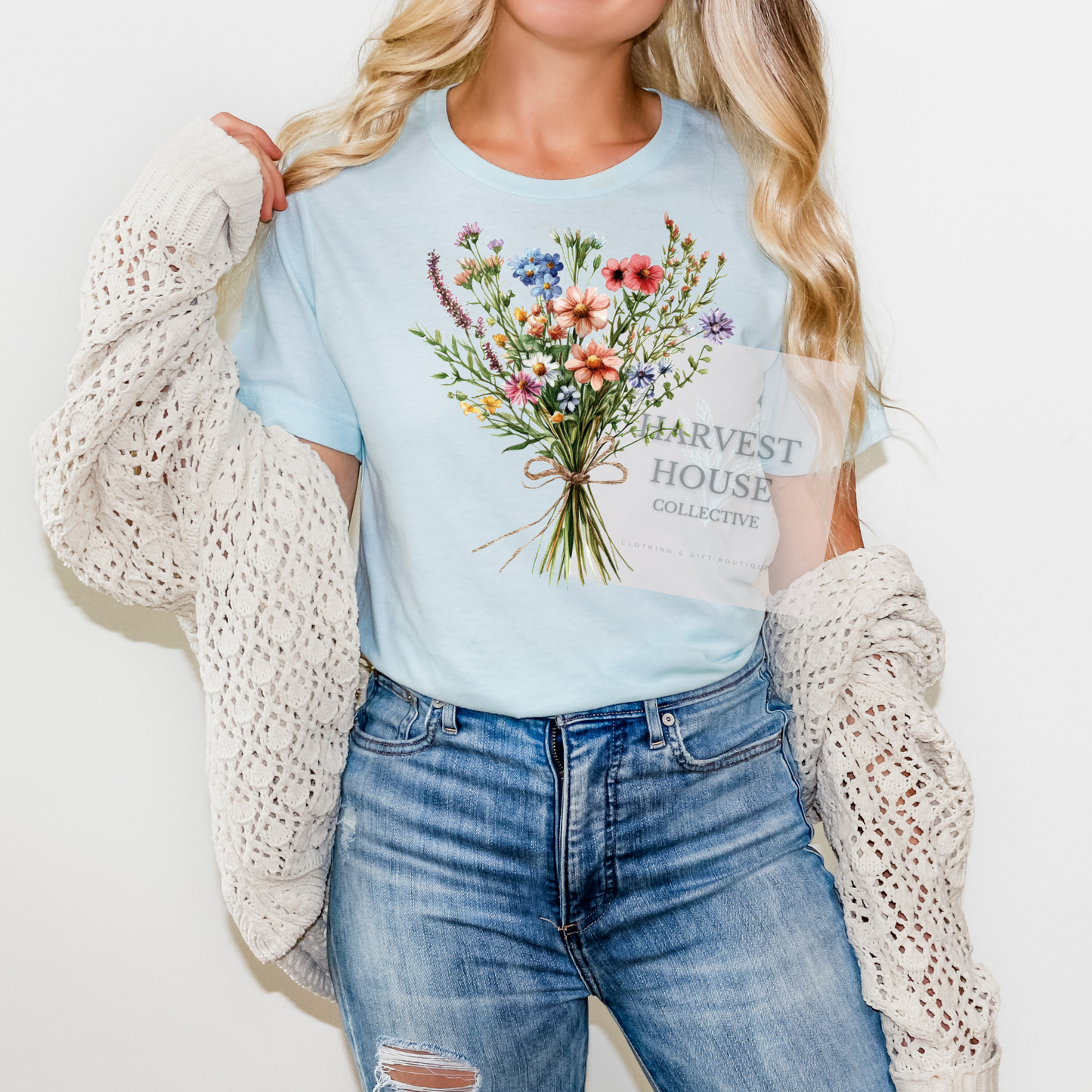 Floral Bouquet Bella Canvas Tee