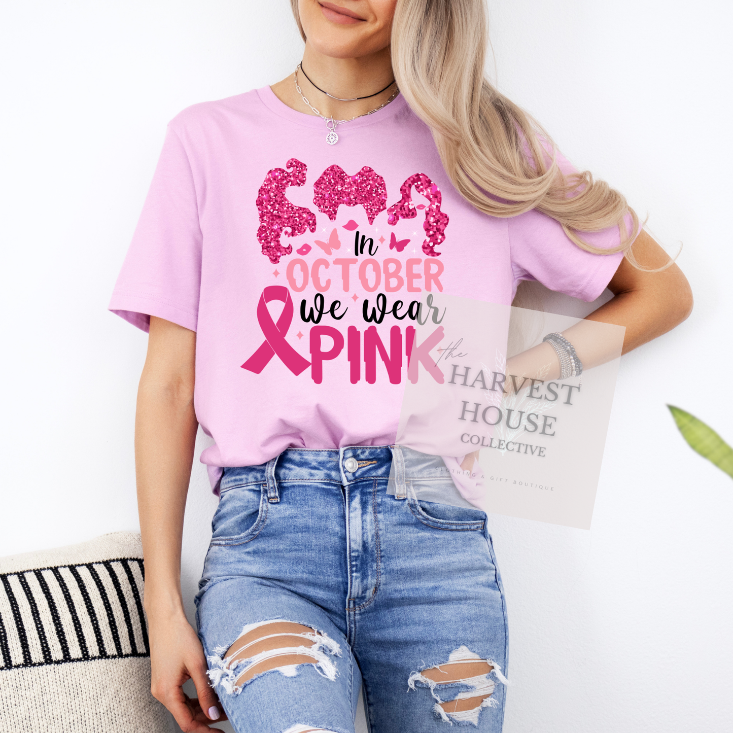 We Wear Pink Bella Canvas Tee