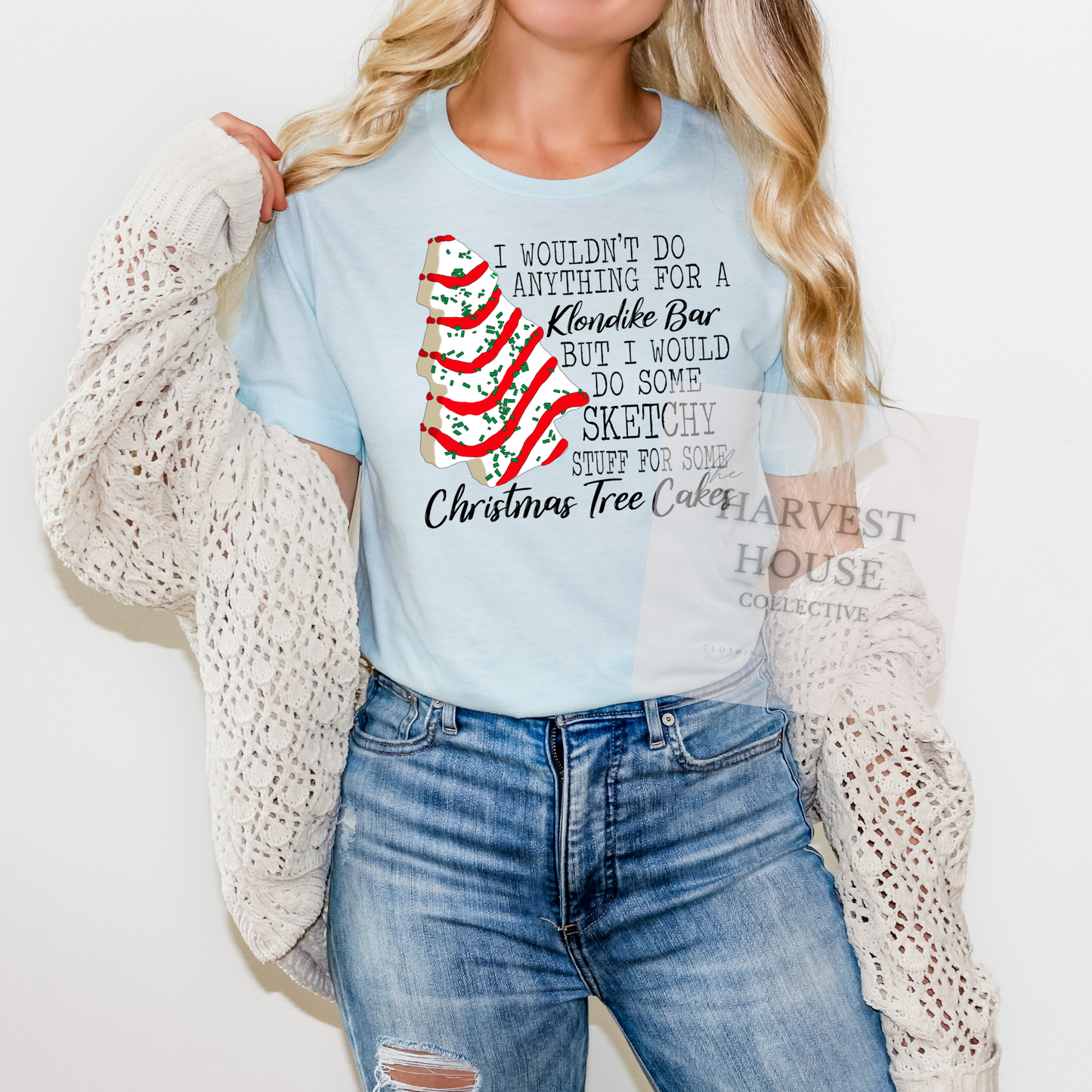 Christmas Tree Cake Bella Canvas Tee