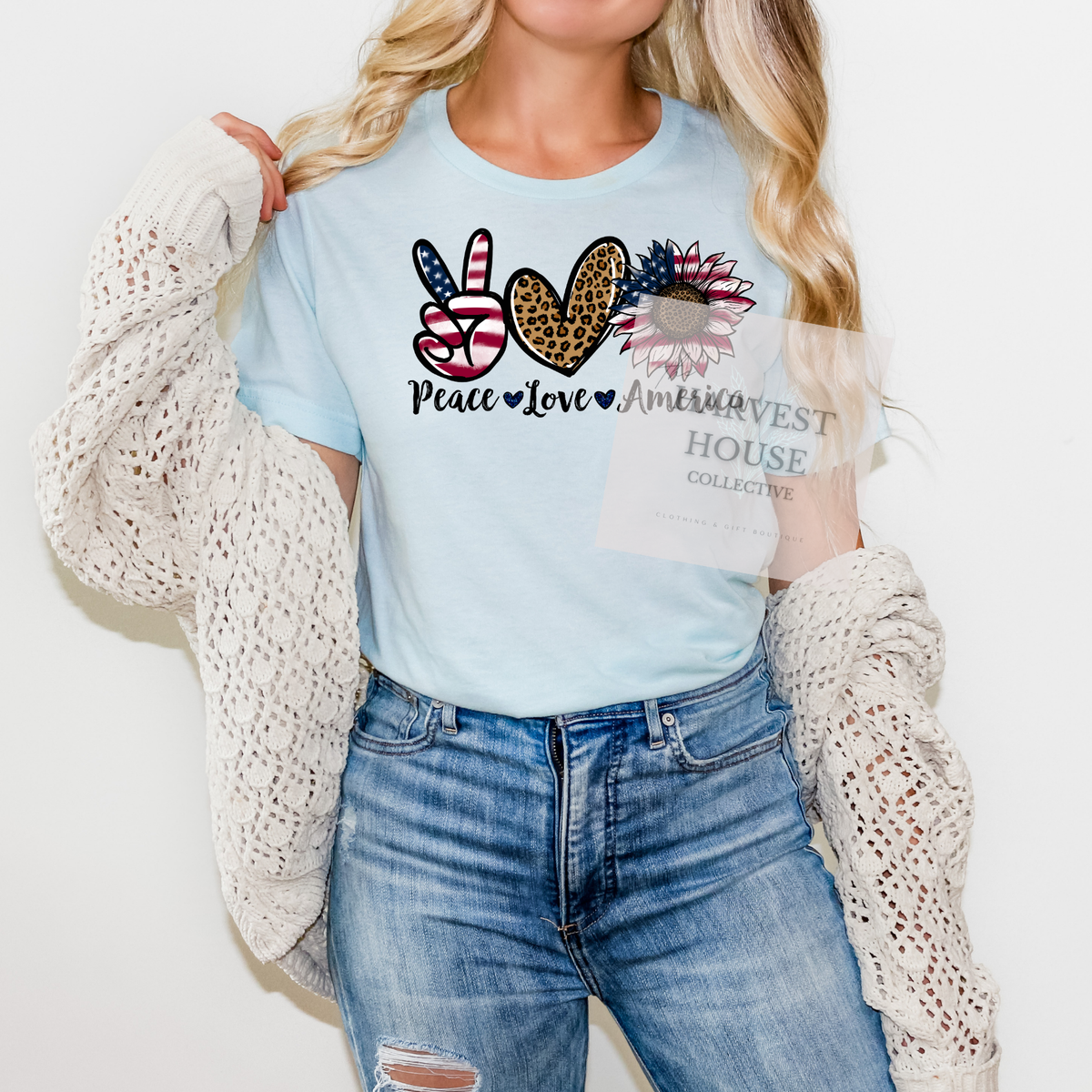 Peace Love America Shirt