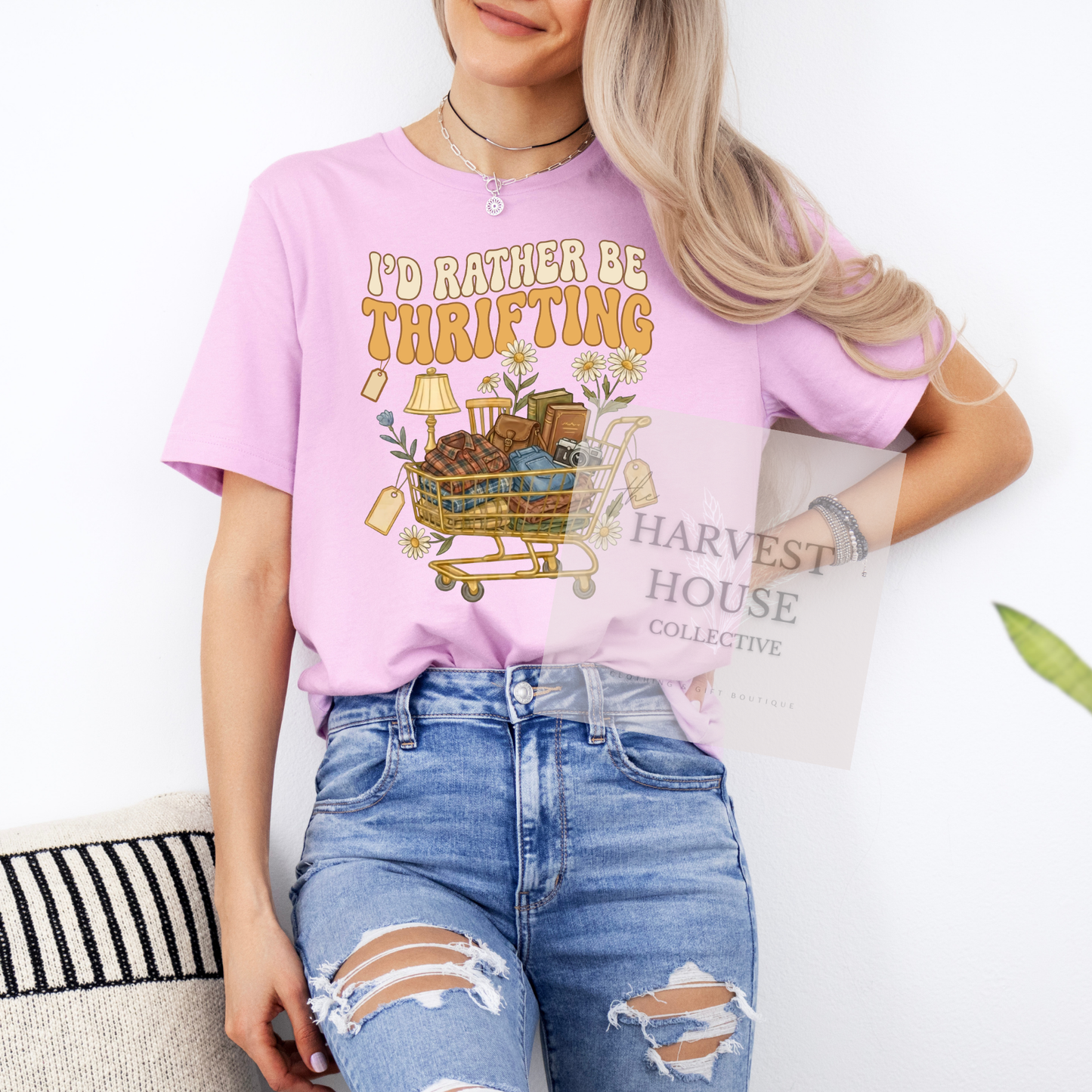 I'd Rather Be Thrifting Bella Canvas Tee