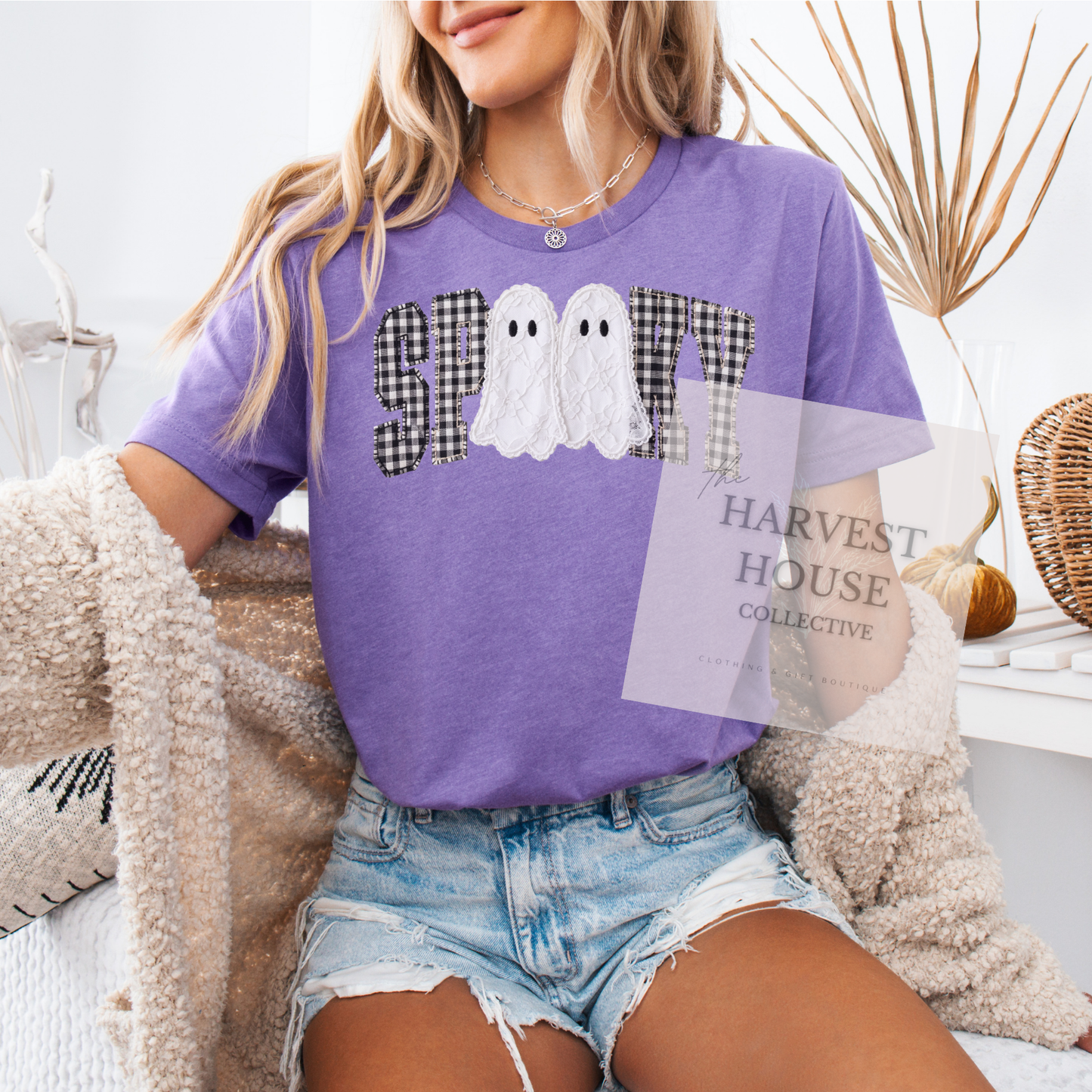 Faux Lace Spooky Shirt