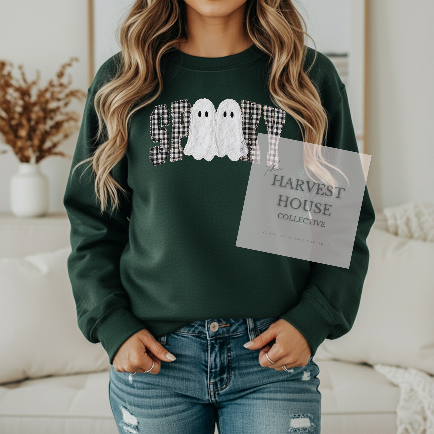 Faux Lace Spooky Shirt