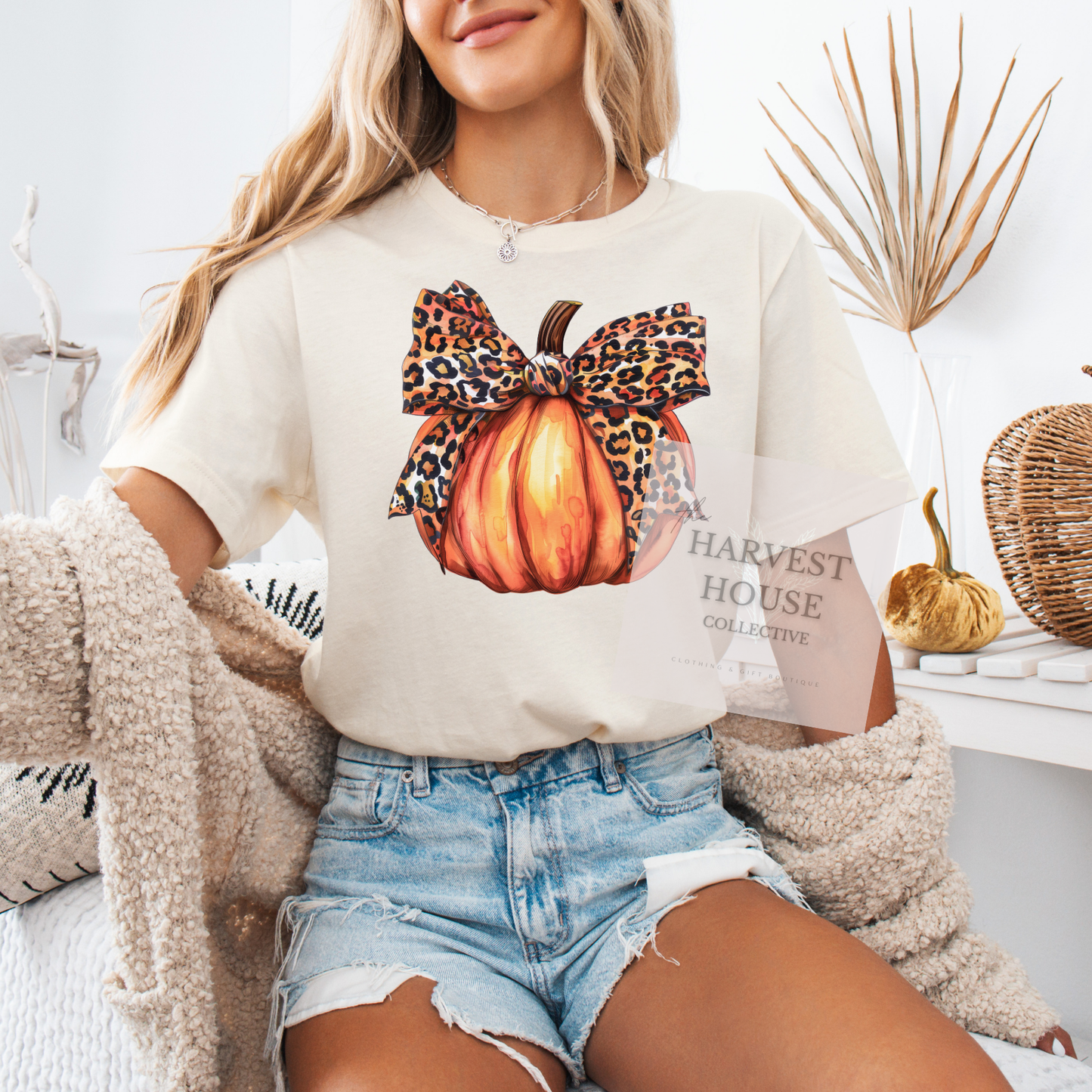 Leopard Pumpkin Tee