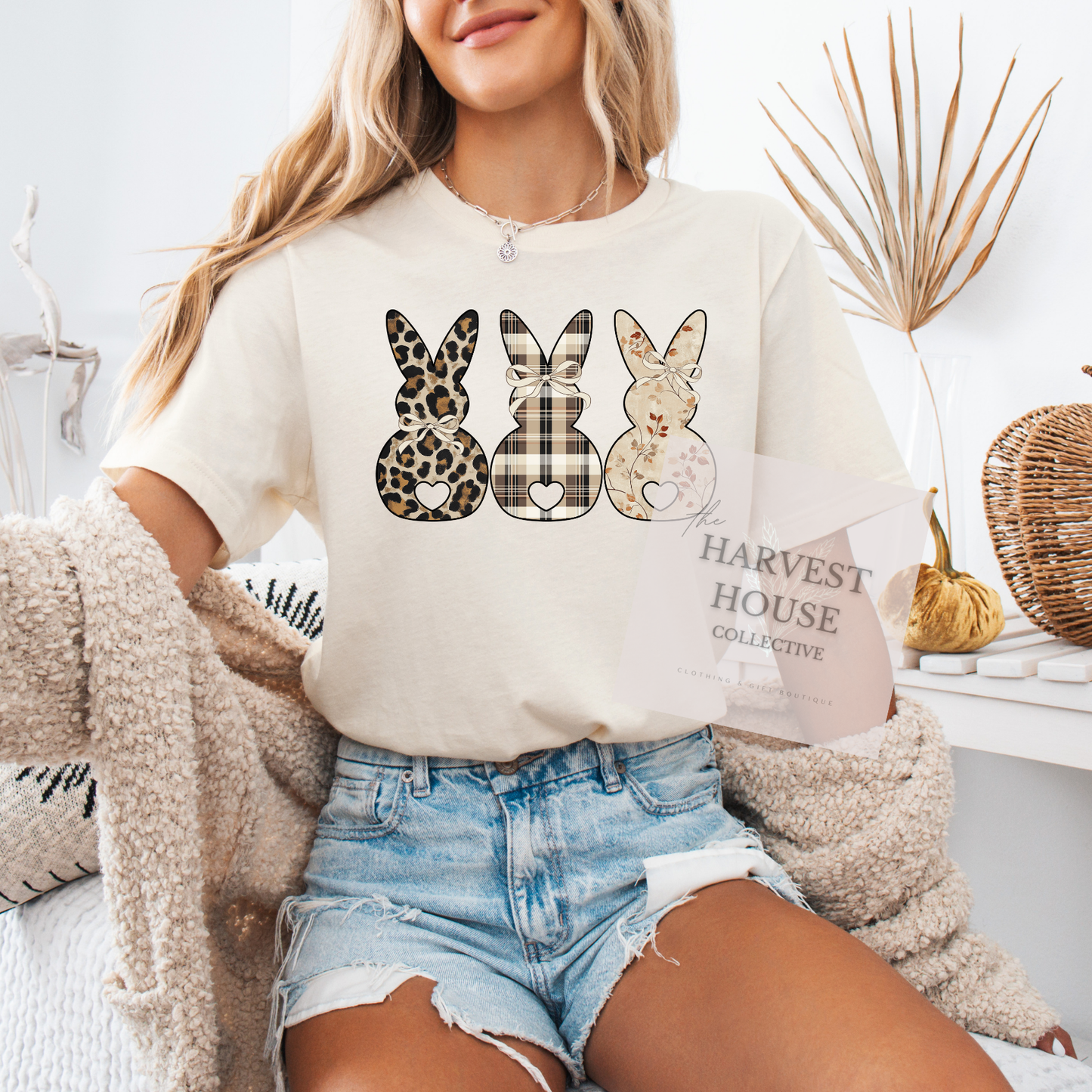 Neutral Bunnies Tee