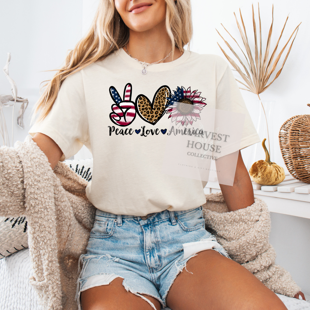 Peace Love America Shirt