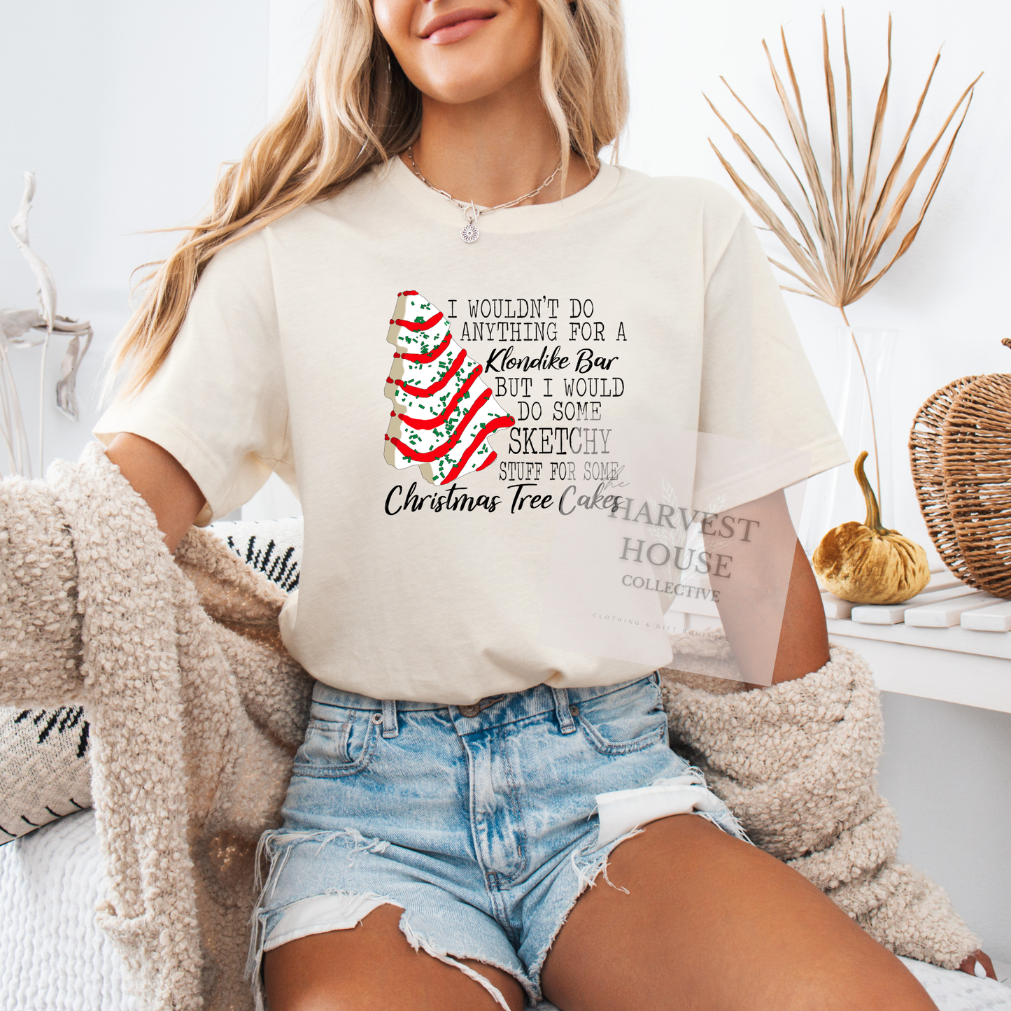 Christmas Tree Cake Bella Canvas Tee