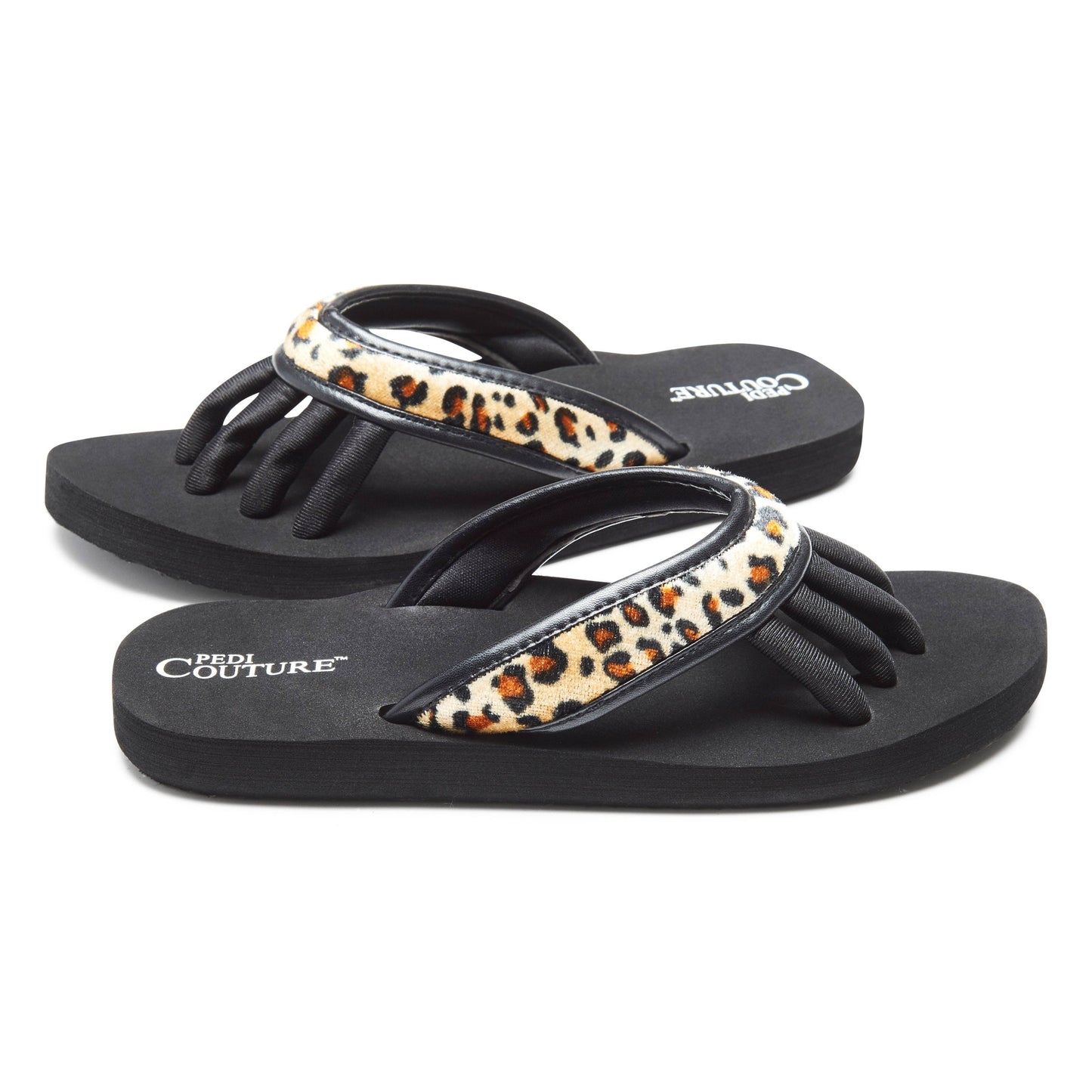 Leopard  Women's Yoga Toe Separator Sandals