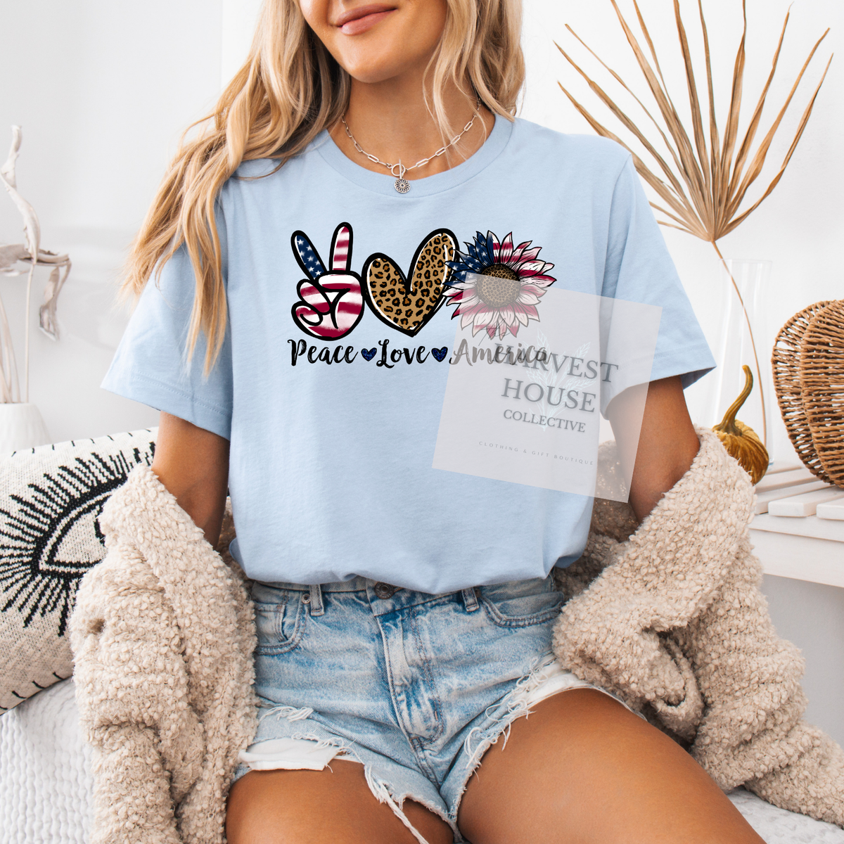 Peace Love America Shirt