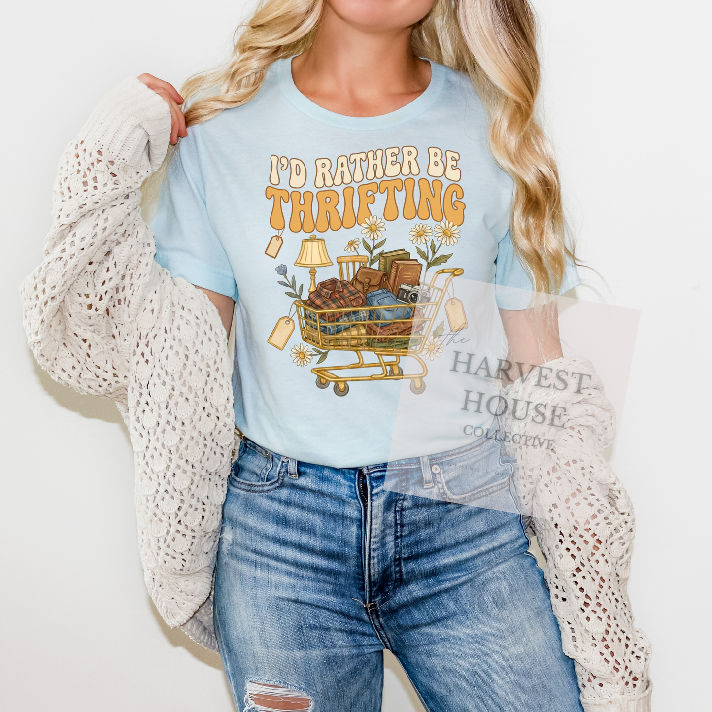 I'd Rather Be Thrifting Bella Canvas Tee