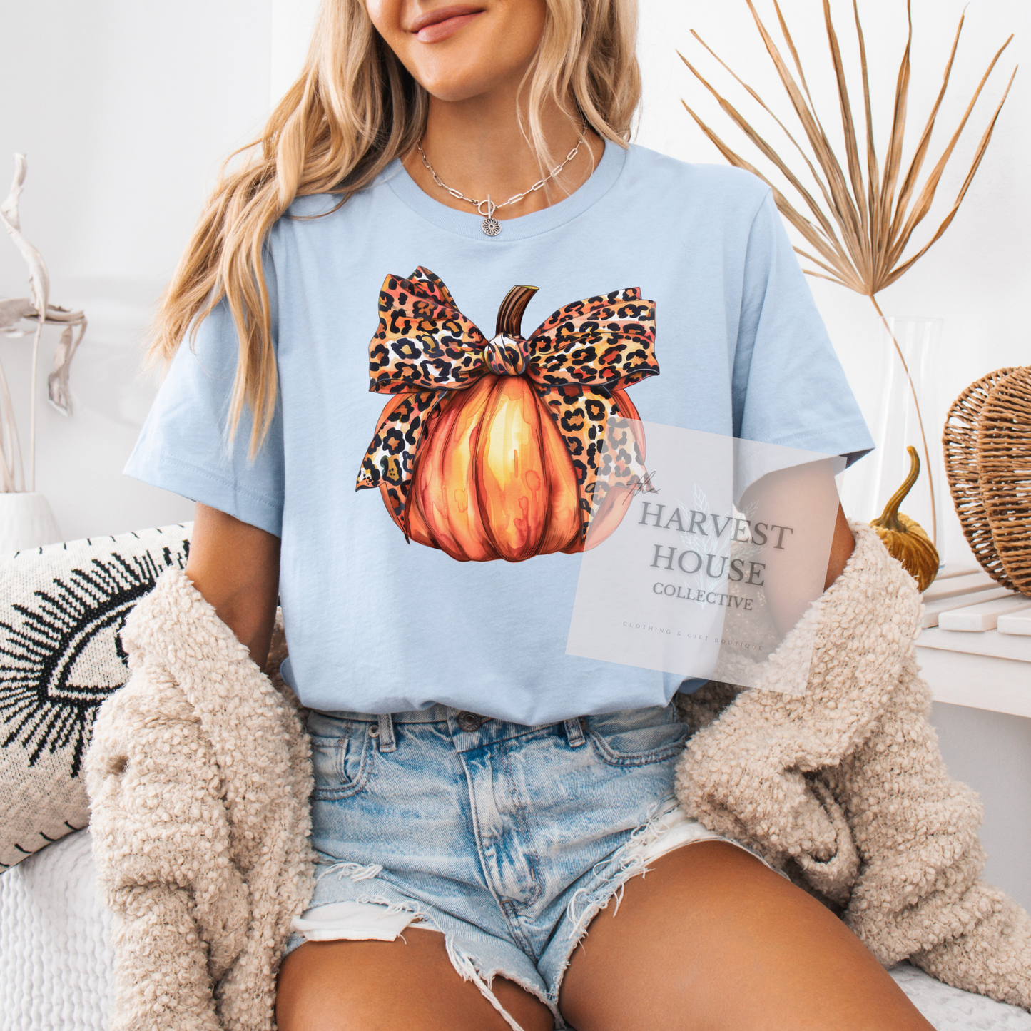 Leopard Pumpkin Tee