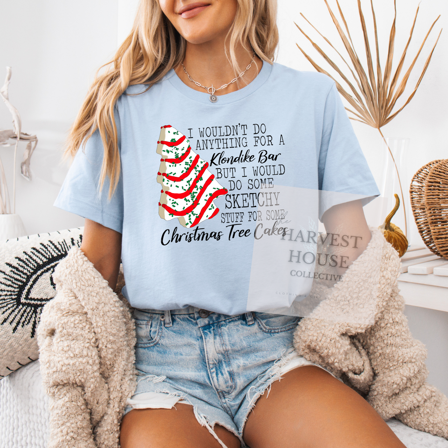 Christmas Tree Cake Bella Canvas Tee