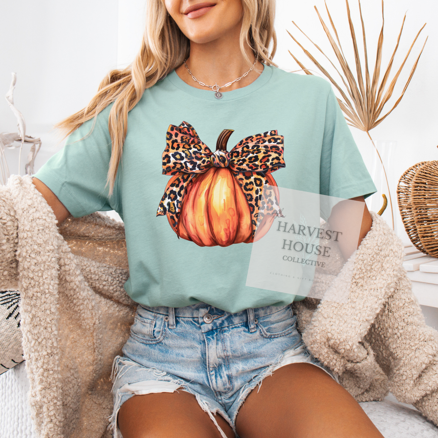 Leopard Pumpkin Tee