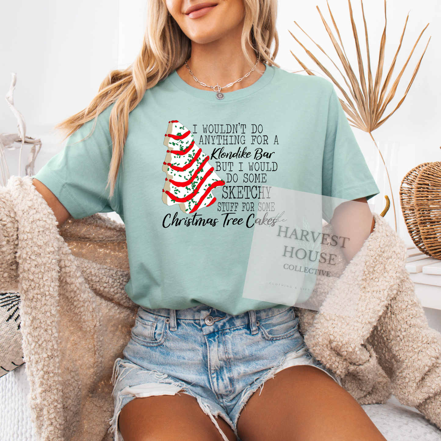 Christmas Tree Cake Bella Canvas Tee