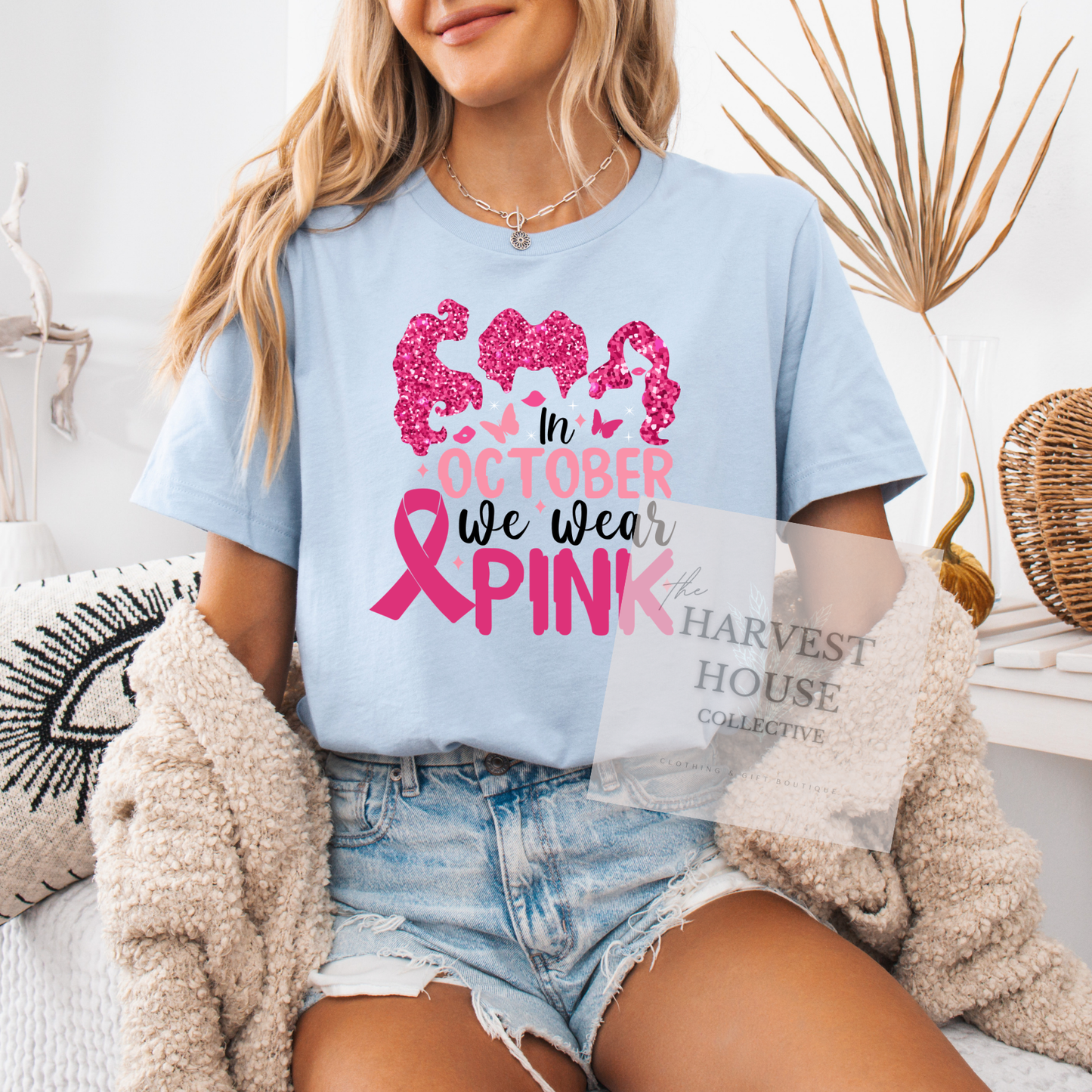 We Wear Pink Bella Canvas Tee