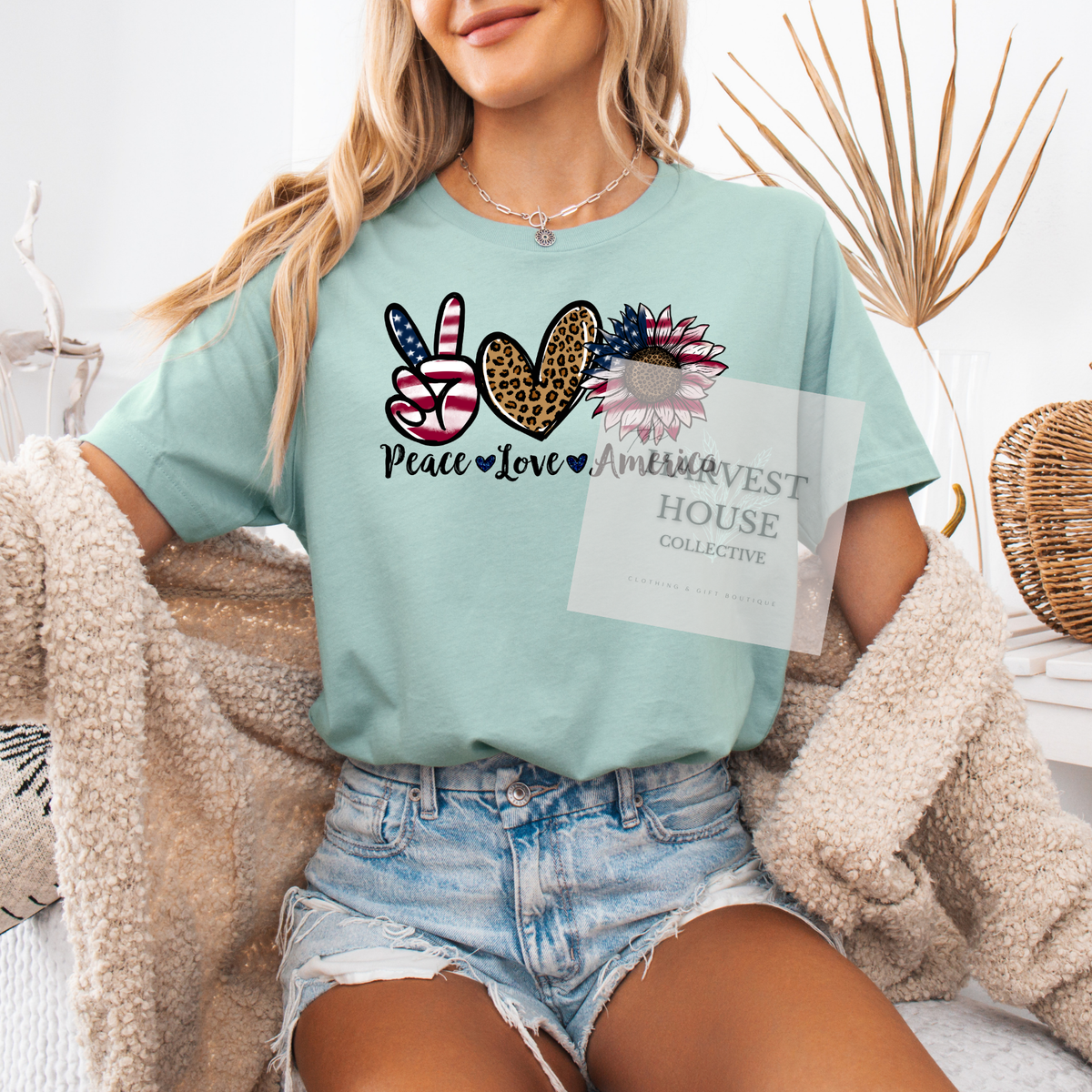Peace Love America Shirt