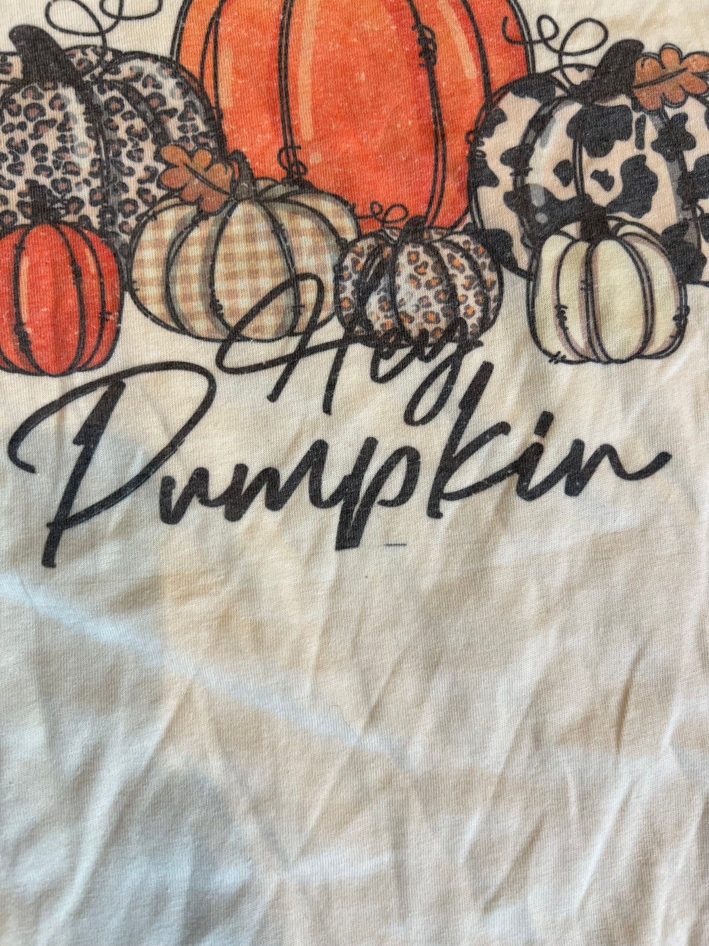 Hey Pumpkin Tee With Flaw