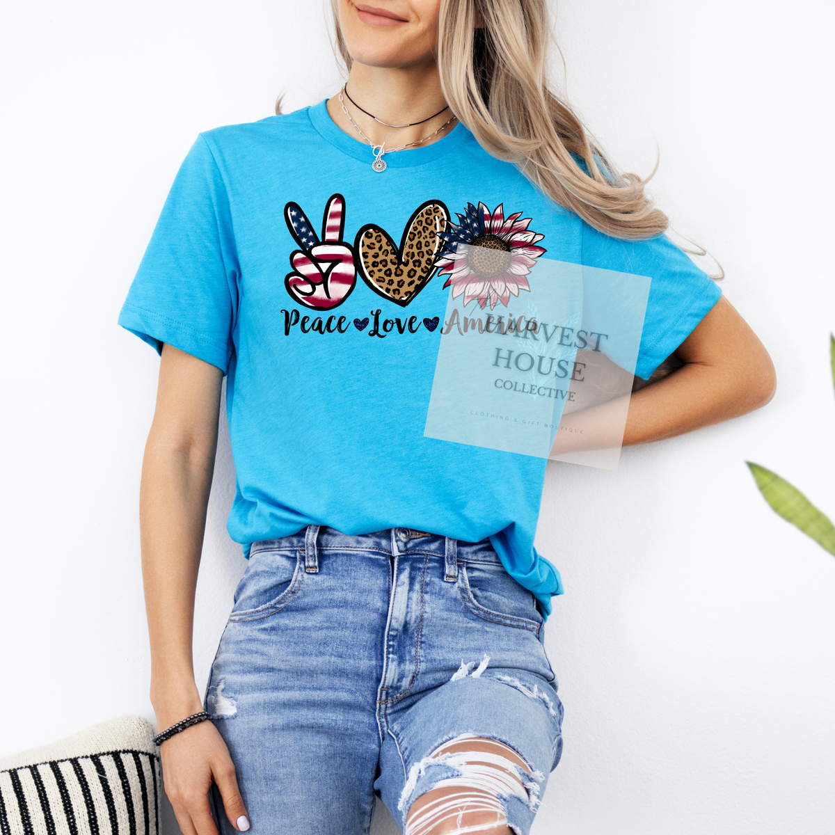 Peace Love America Shirt