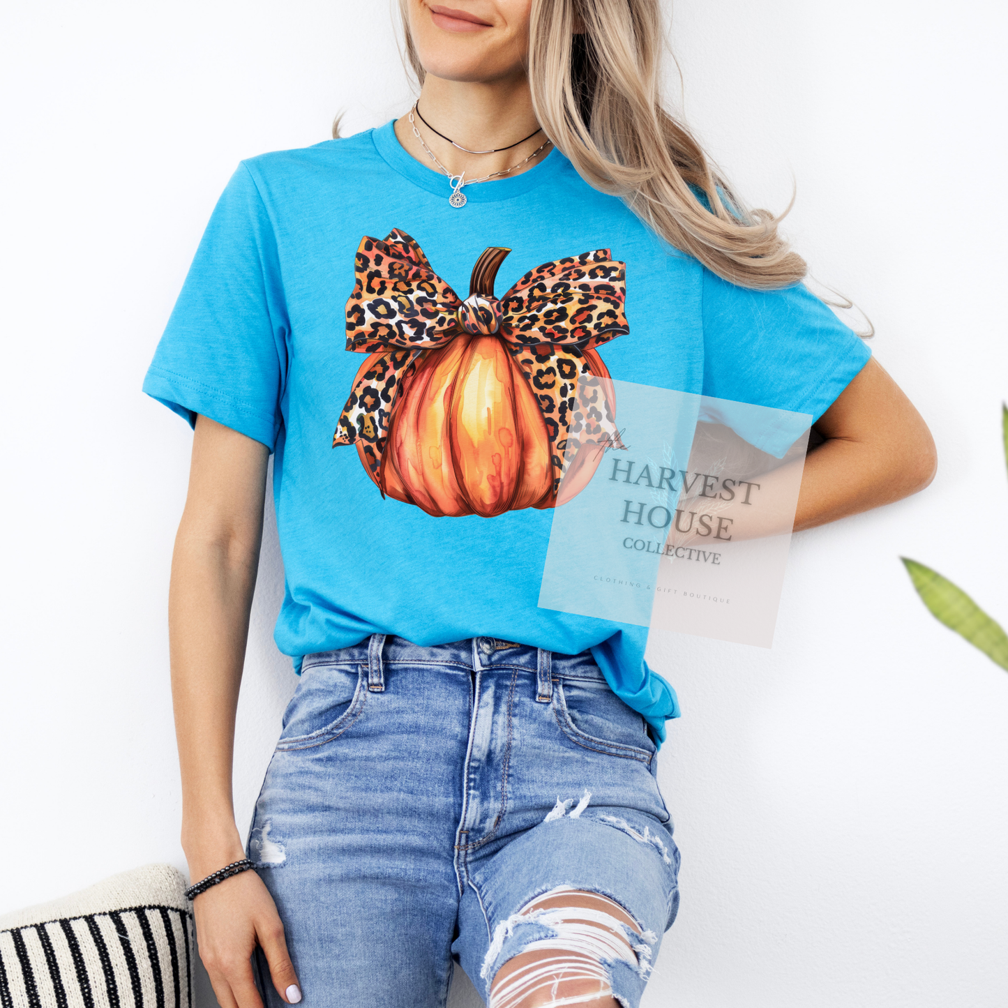 Leopard Pumpkin Tee