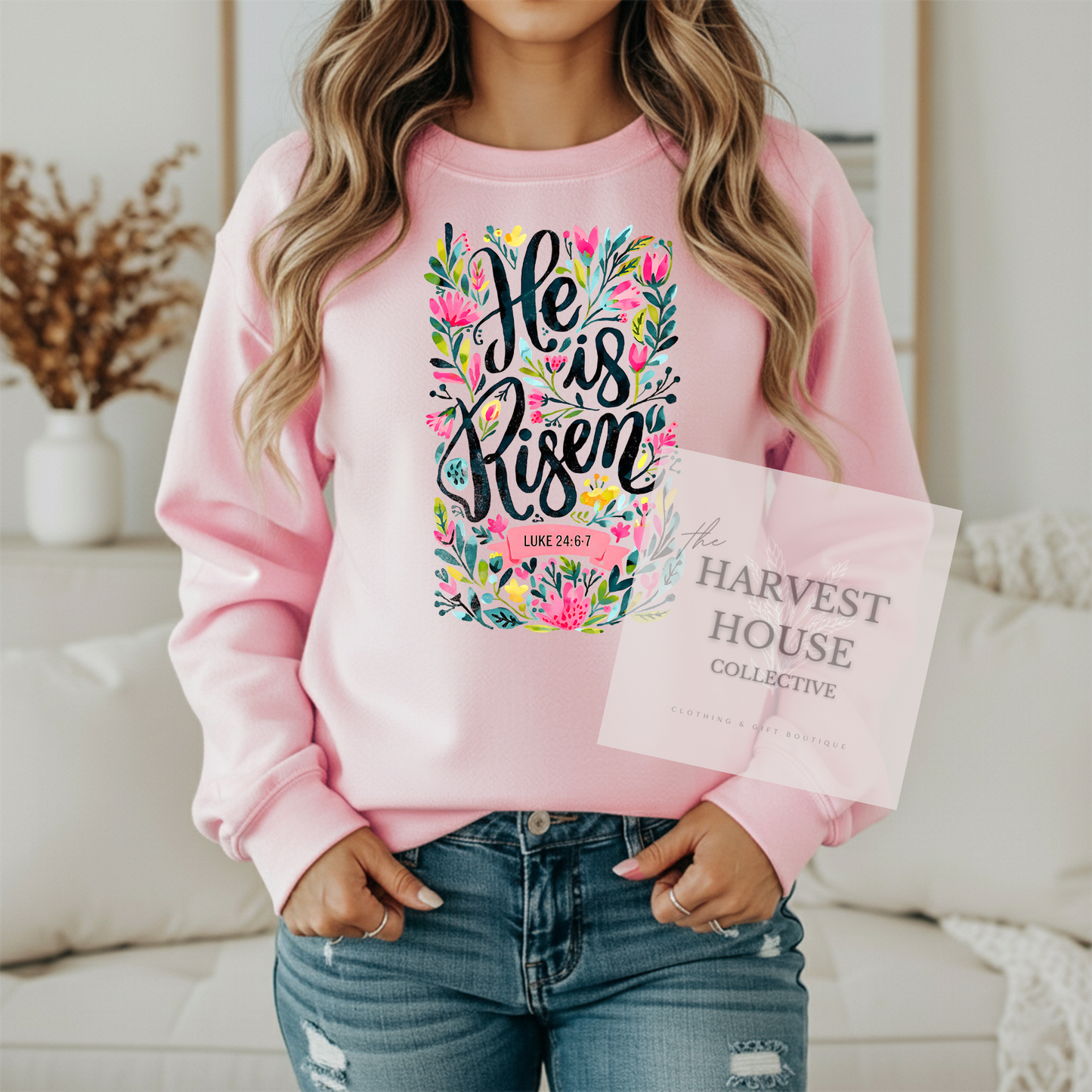 He is Risen Gildan Crewneck & Hoodie