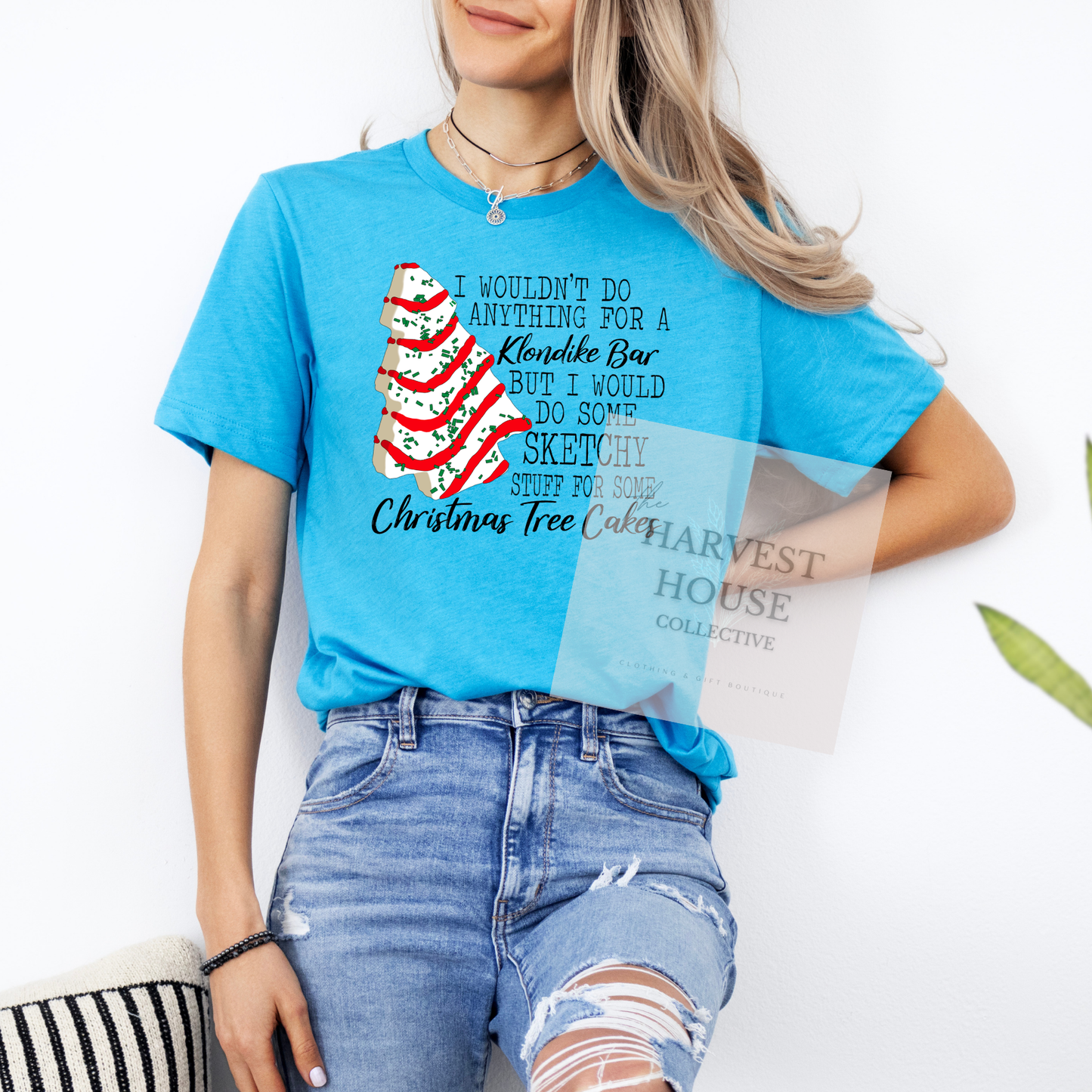 Christmas Tree Cake Bella Canvas Tee