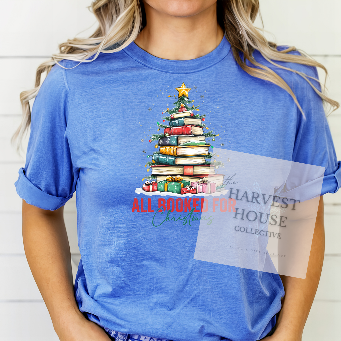 All Booked For Christmas Shirt