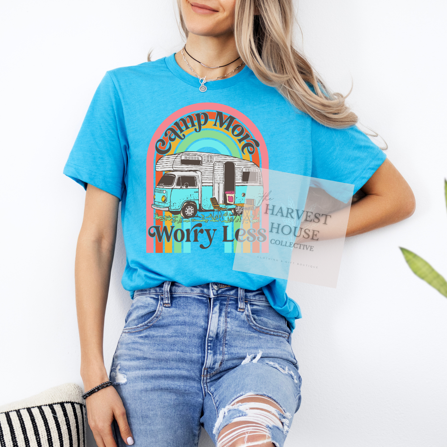 Camp More Worry Less Bella Canvas Tee