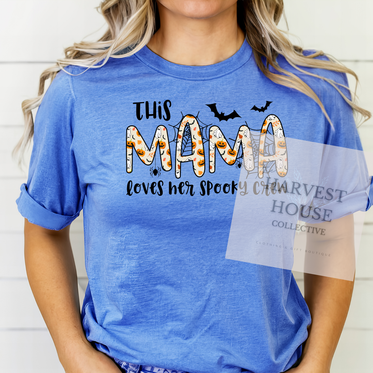 This Mama Loves Her Spooky Crew Tee