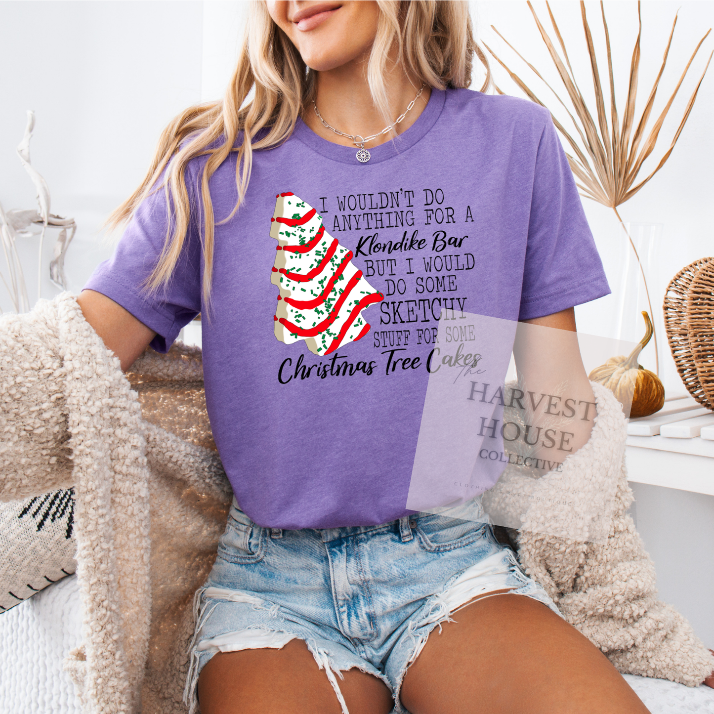 Christmas Tree Cake Bella Canvas Tee